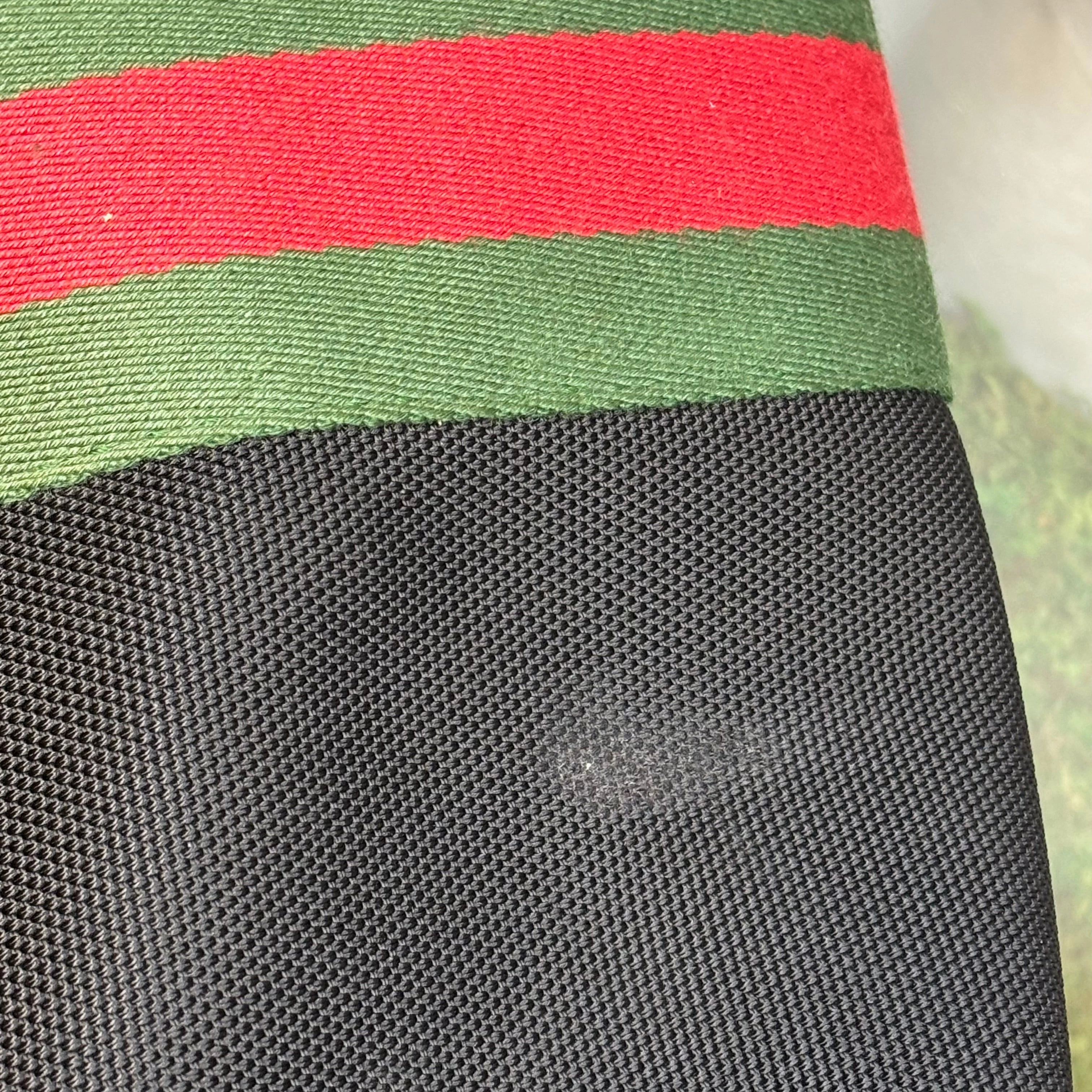 GUCCI Techno Web Stripe Crossbody Bag