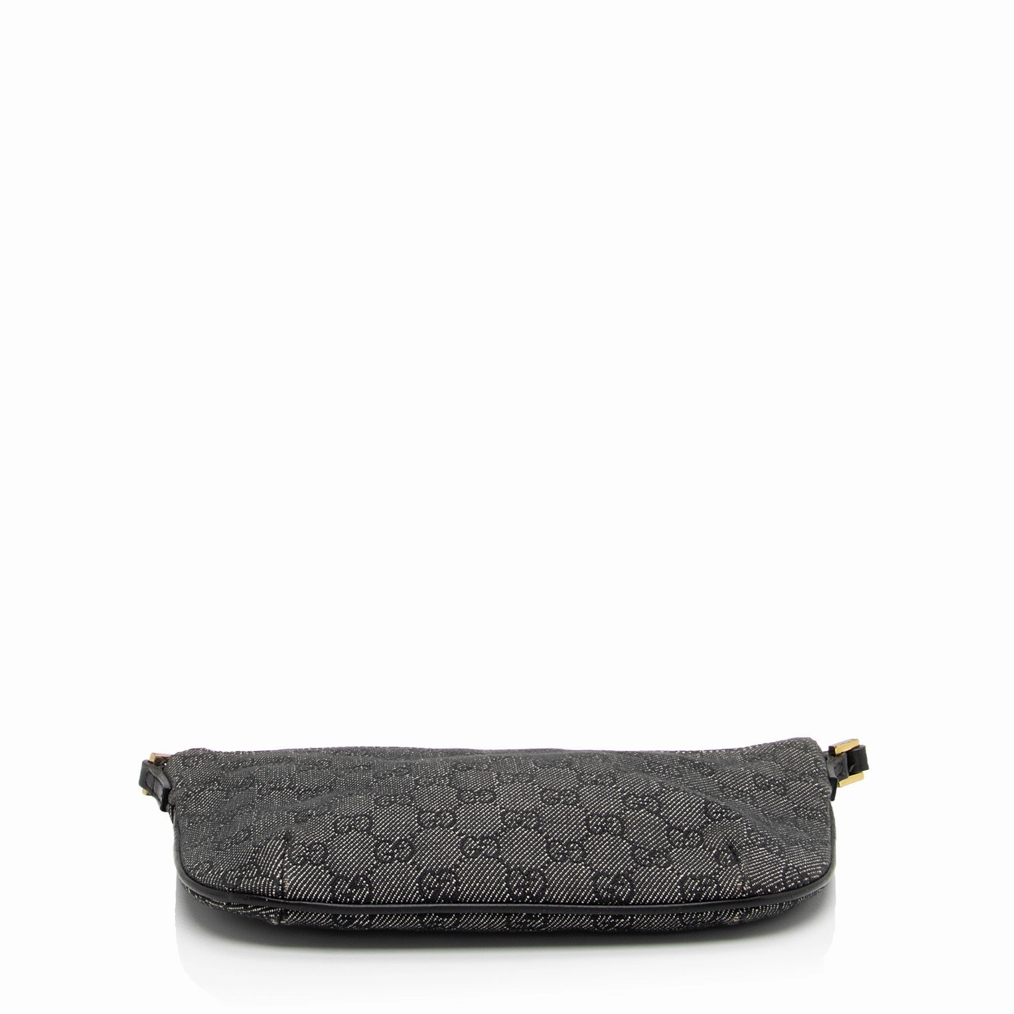 Gucci Vintage GG Denim Small Shoulder Bag (SHF-yTYszL)