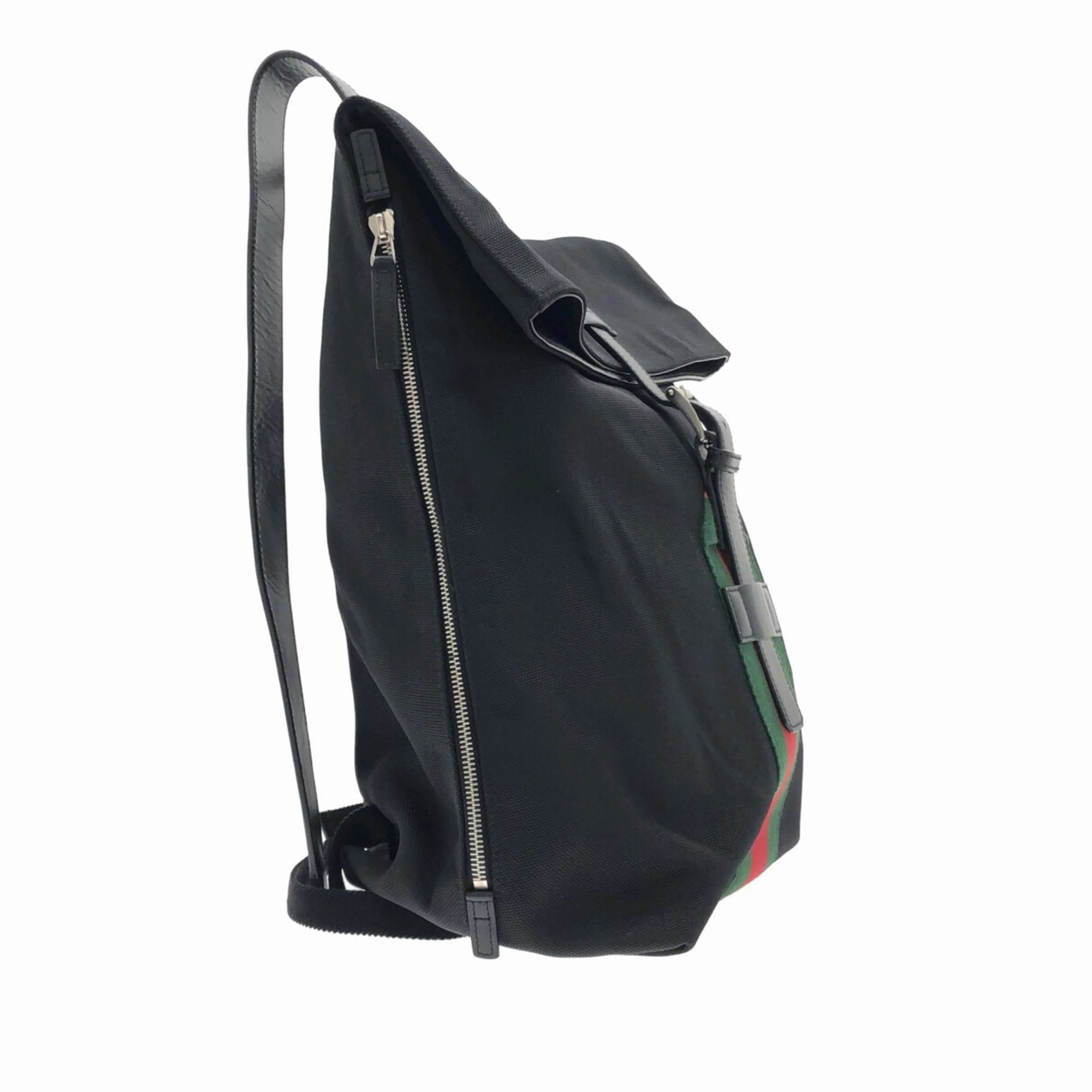 Gucci Web Fold Over Techno Backpack (SHG-0Uyhhq)