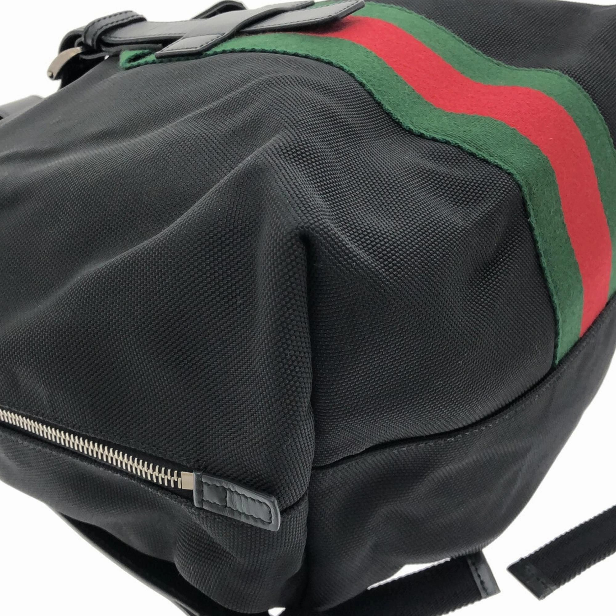 Gucci Web Fold Over Techno Backpack (SHG-0Uyhhq)