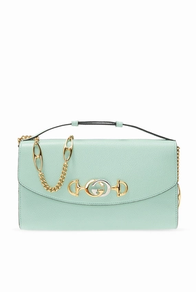 Gucci Zumi Shoulder Bag Water Green