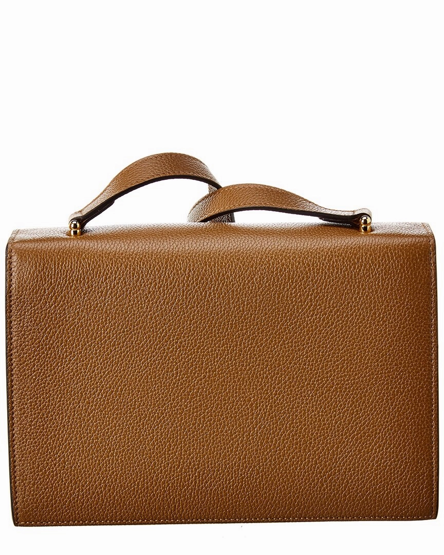 Gucci Zumi Small Leather Shoulder Bag, Brown