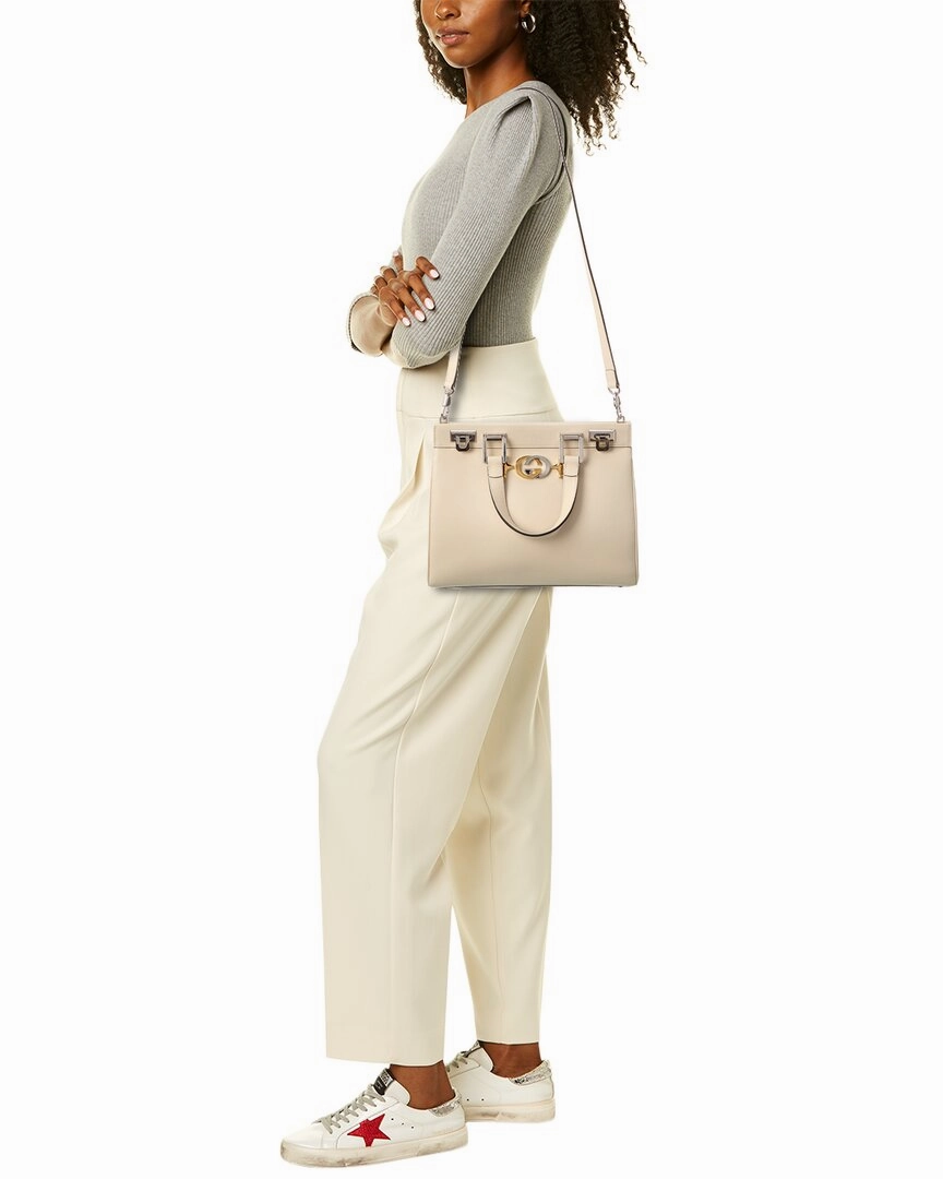 Gucci Zumi Small Leather Top Handle Shoulder Bag