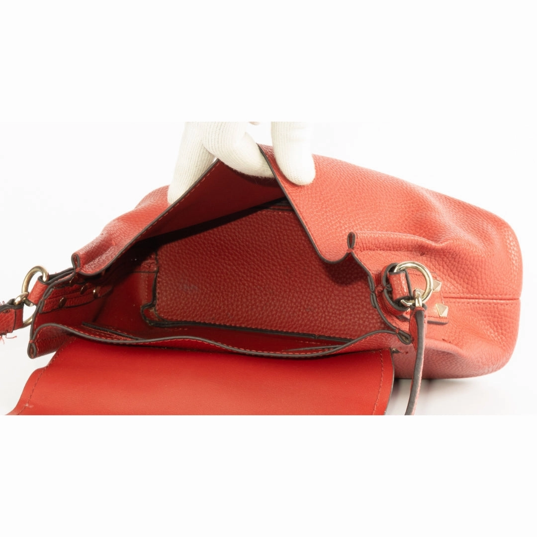 Guess Flap Leather Studded Crossbody Bag