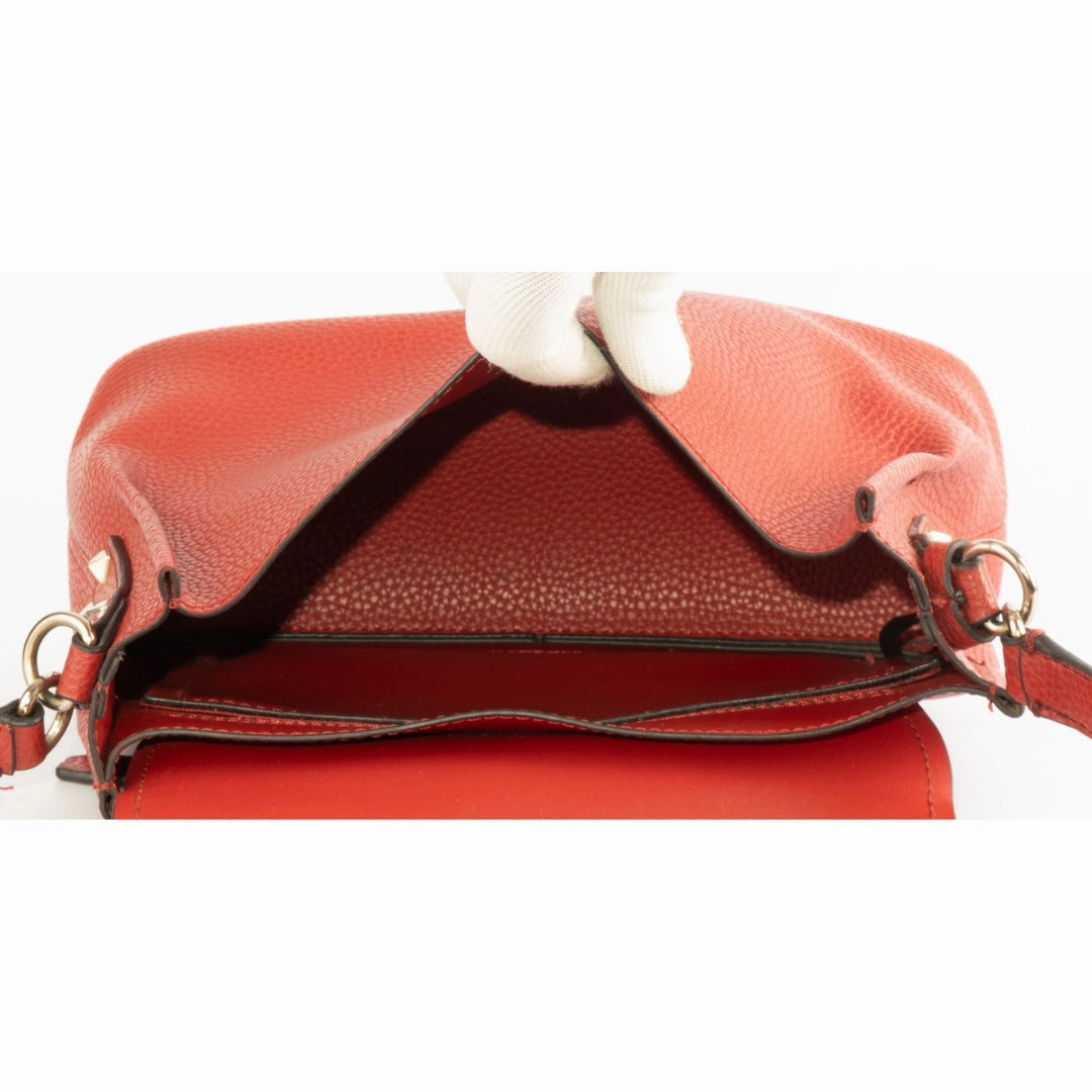 Guess Flap Leather Studded Crossbody Bag