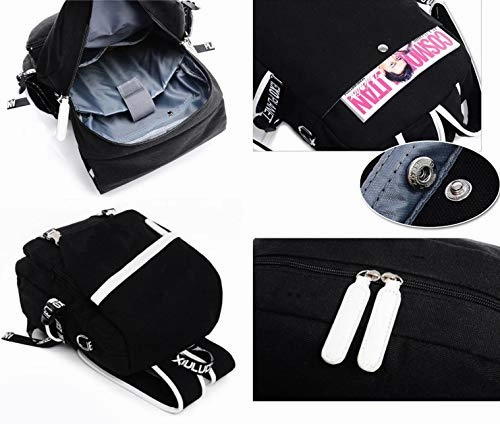 Gumstyle BLEACH Anime Cosplay Luminous Laptop Backpack Rucksack Schoolbag Book Bag Unisex Student