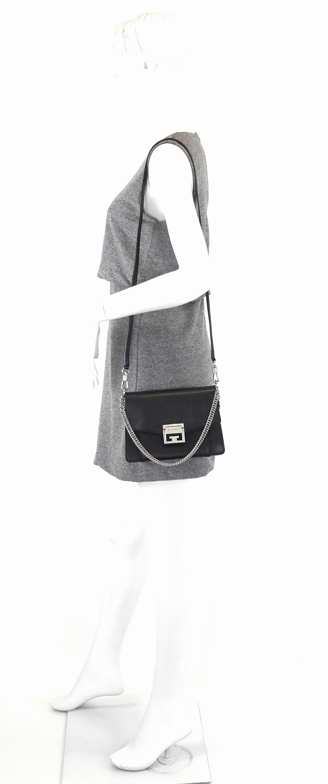 GV3 Small Leather Flap Bag