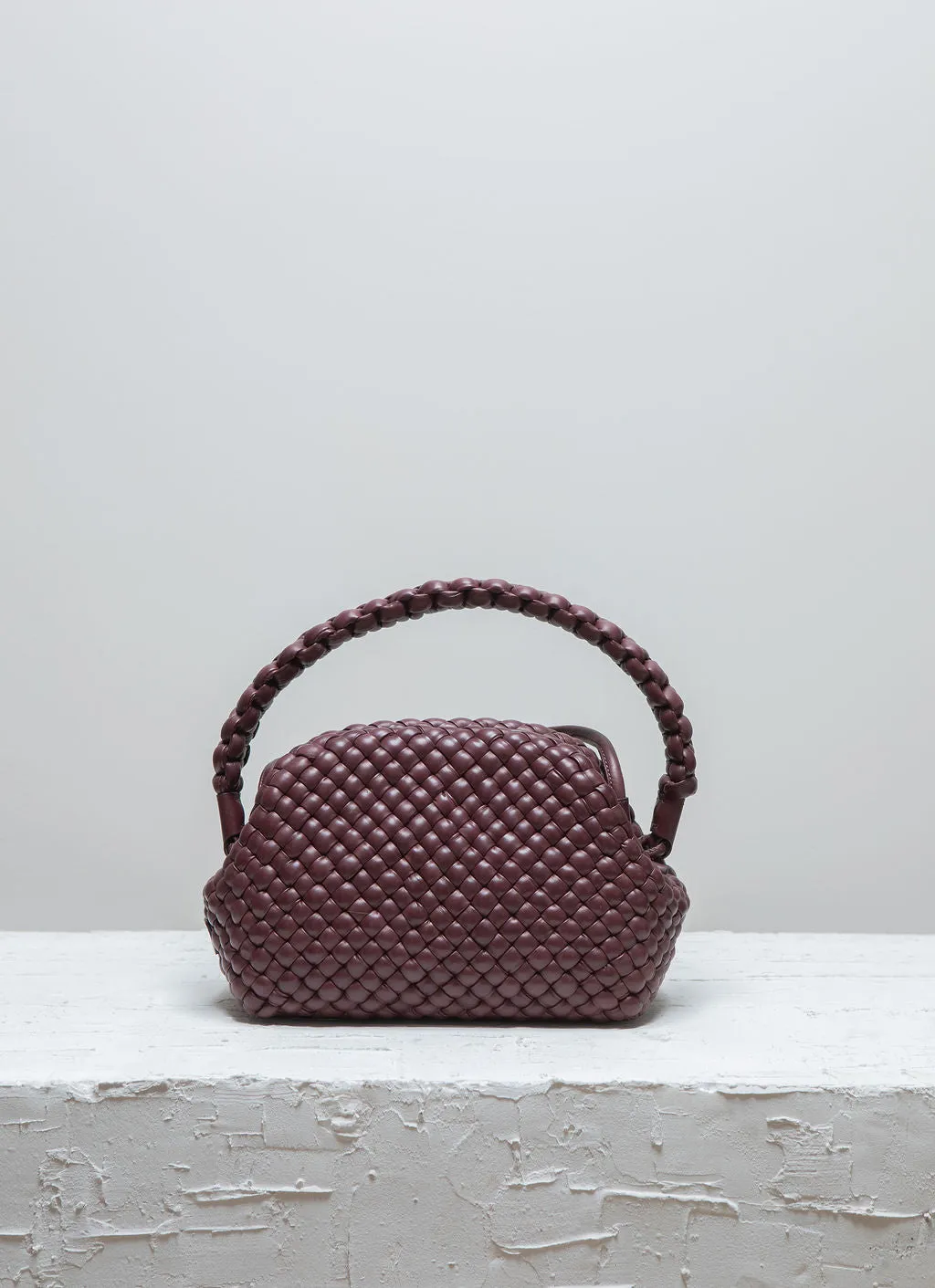 HANA Dark Maroon Clutch