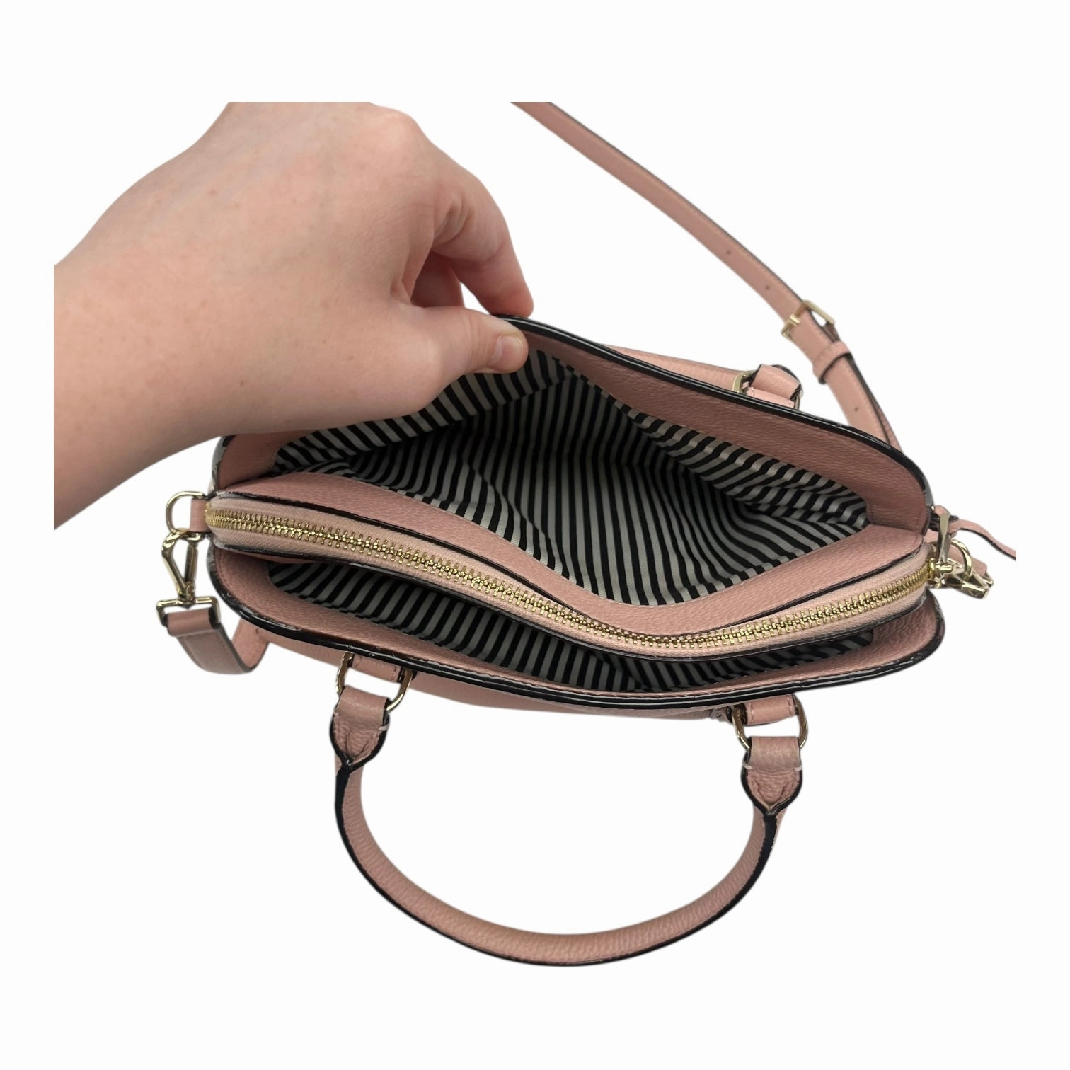 Handbag Designer By Kate Spade In Pink, Size:Medium
