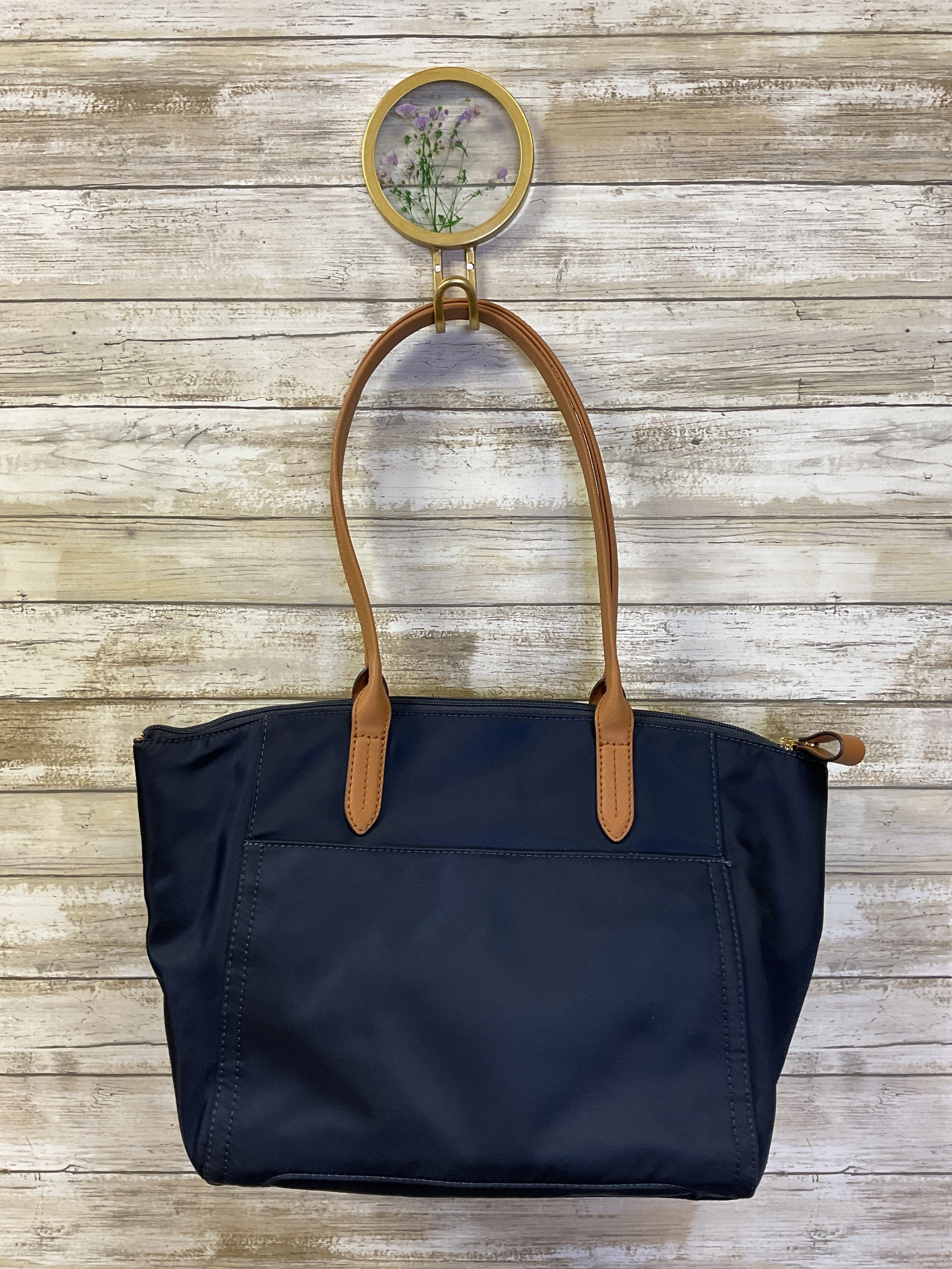 Handbag Designer By Michael Kors In Blue, Size:Large