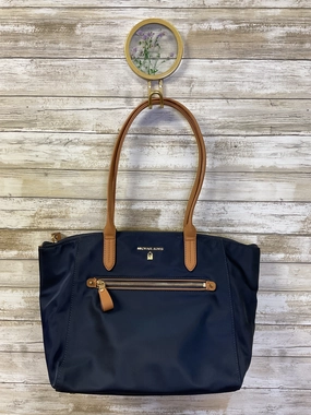 Handbag Designer By Michael Kors In Blue, Size:Large