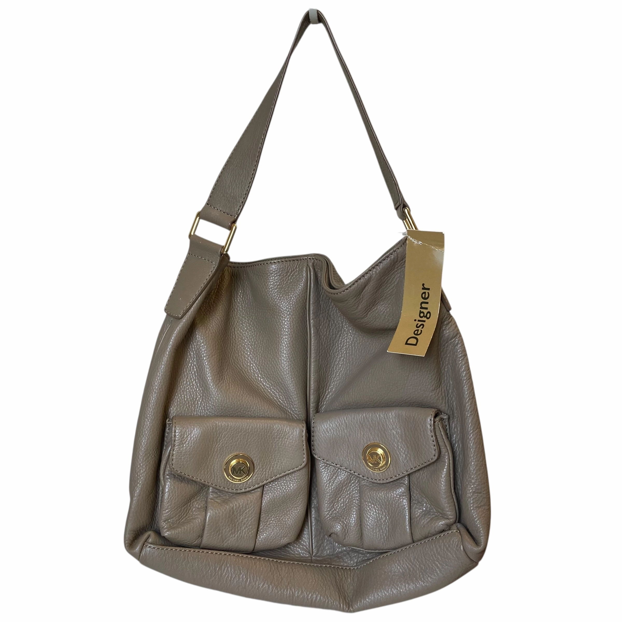 Handbag Designer By Michael Kors In Brown, Size:Large
