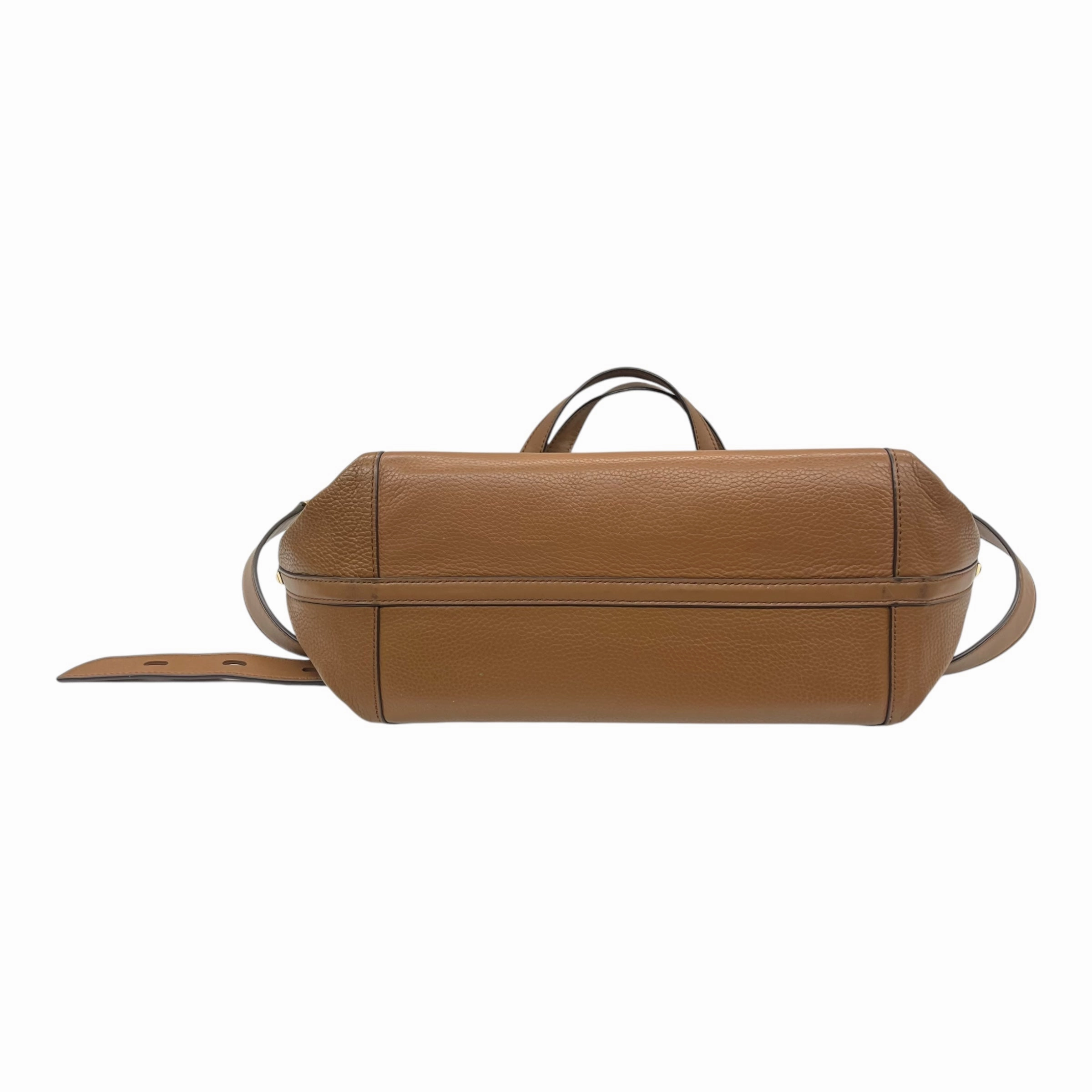 Handbag Designer By Michael Kors In Brown, Size:Large
