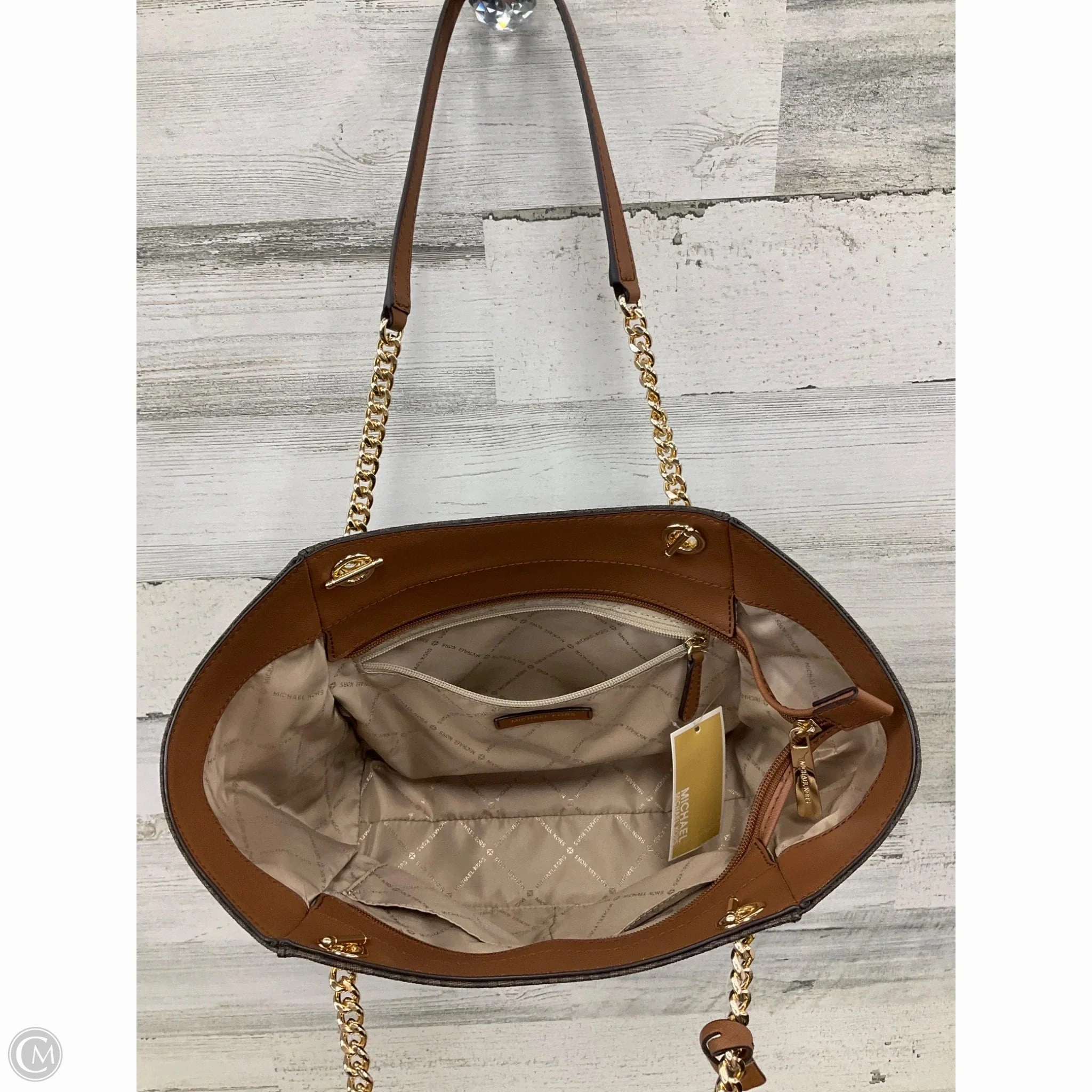 Handbag Designer By Michael Kors, Size: Large