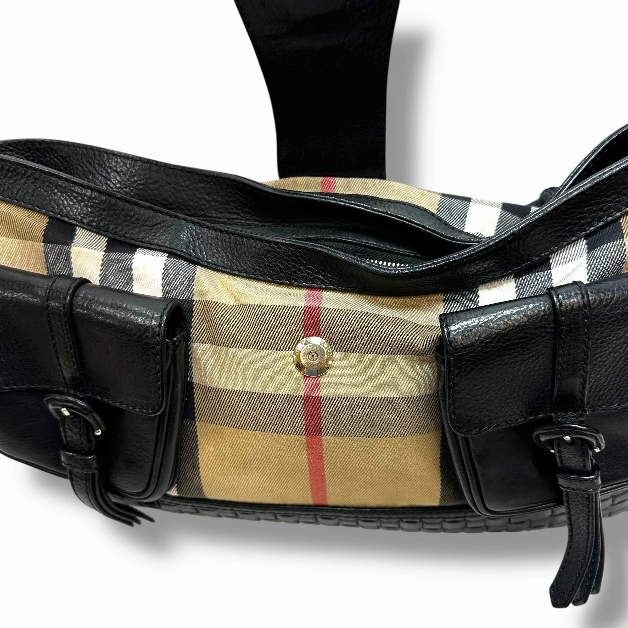 Handbag Luxury Designer By Burberry, Size: Medium