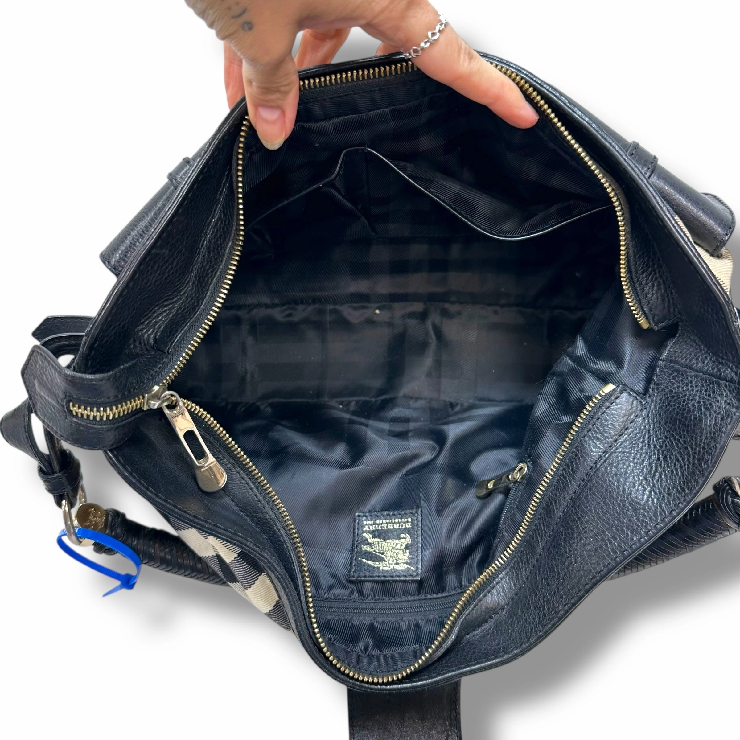 Handbag Luxury Designer By Burberry, Size: Medium