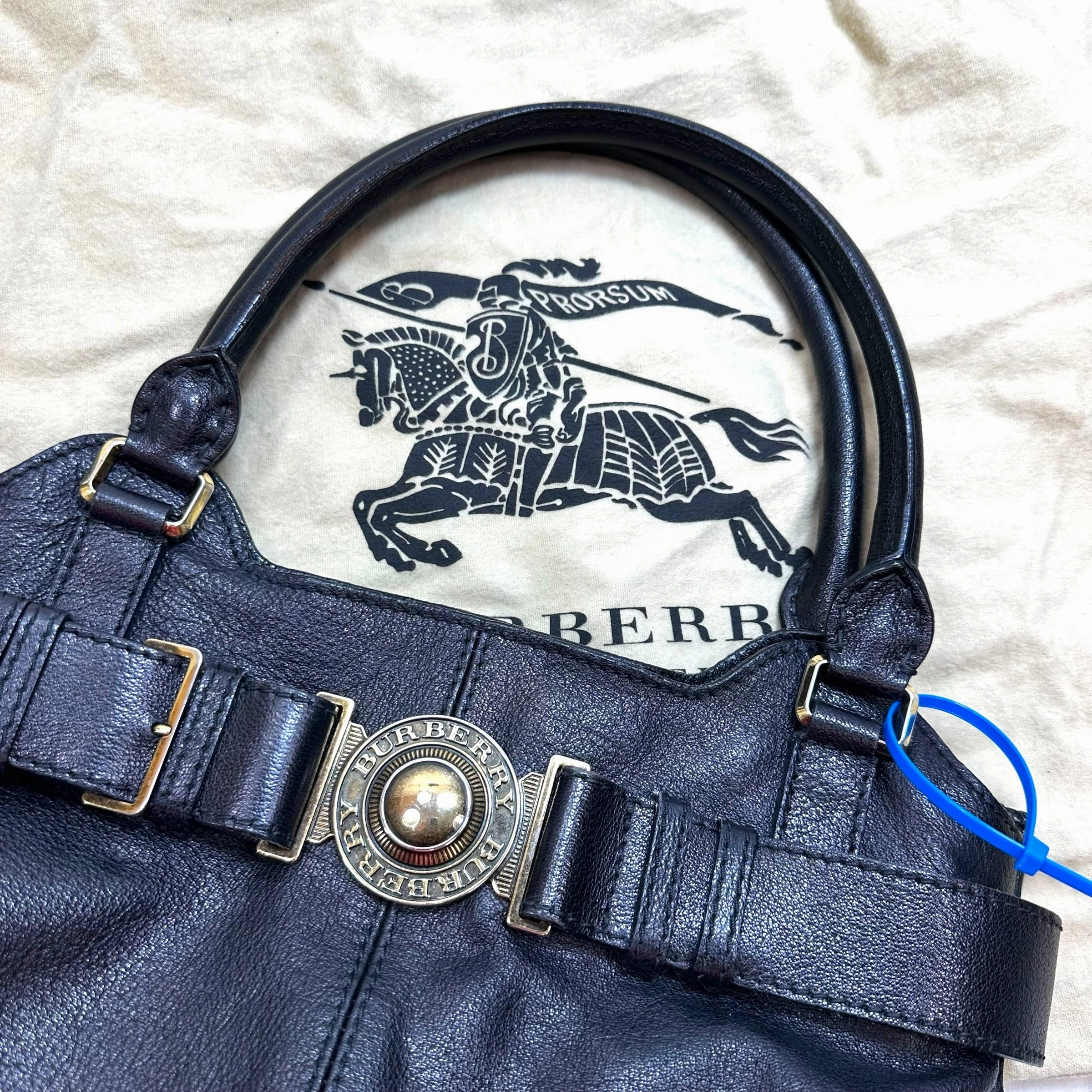 Handbag Luxury Designer By Burberry, Size: Medium