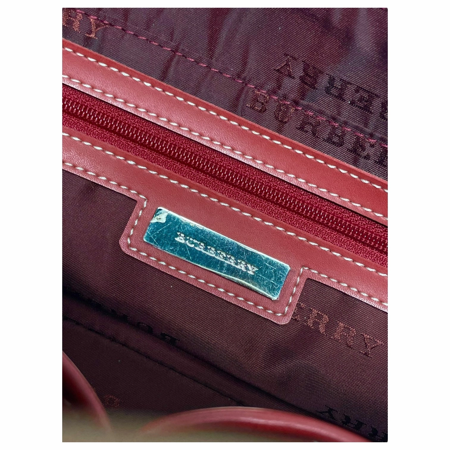 Handbag Luxury Designer By Burberry, Size: Medium