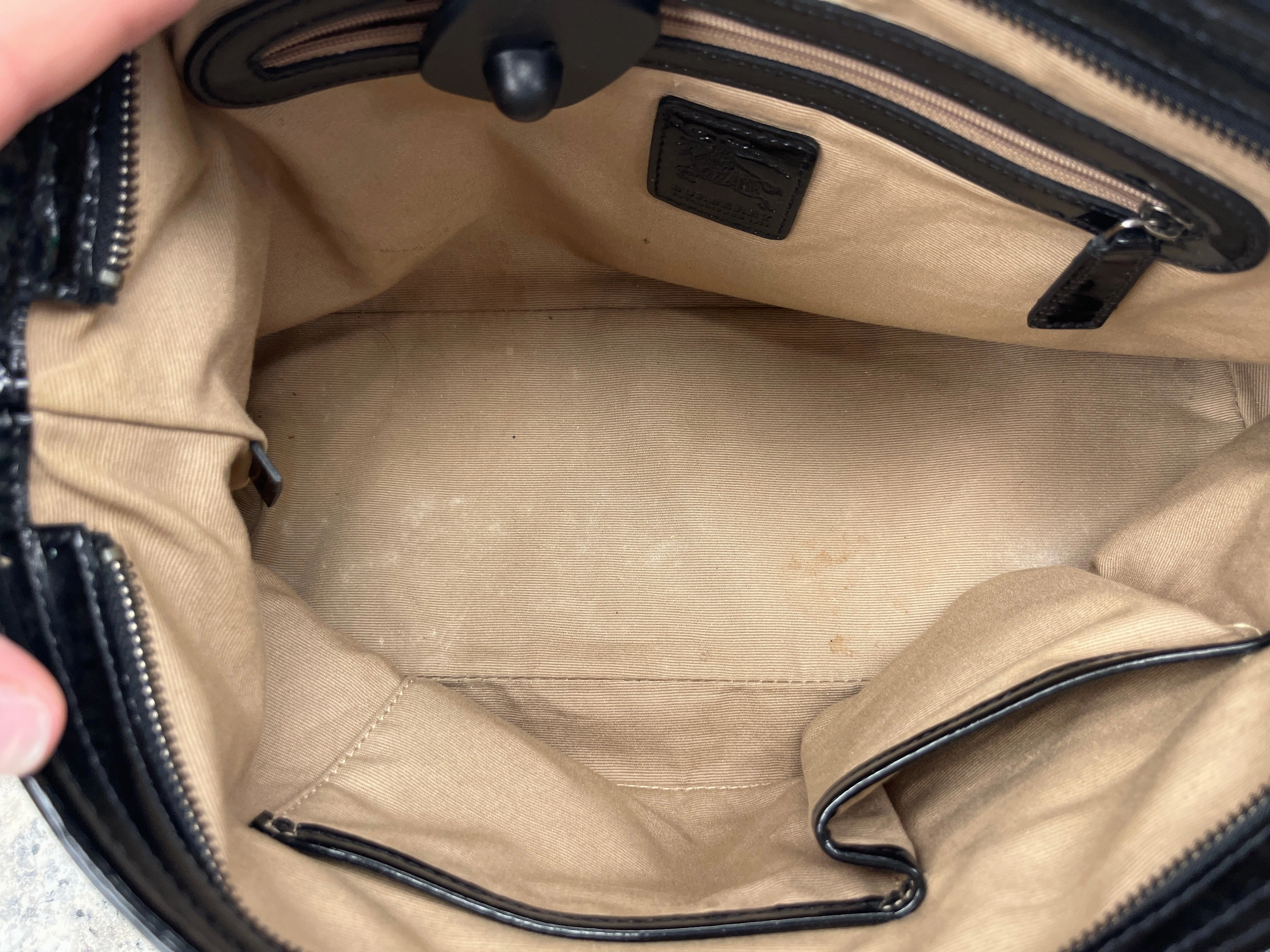 Handbag Luxury Designer By Burberry, Size: Medium