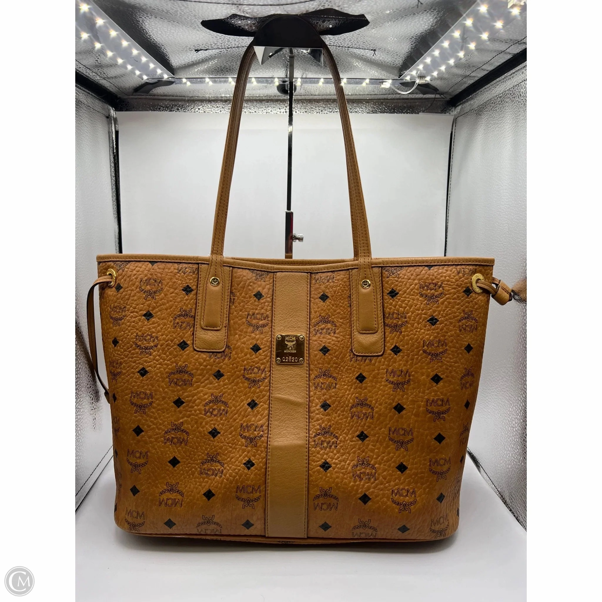 Handbag Luxury Designer By Mcm, Size: Medium