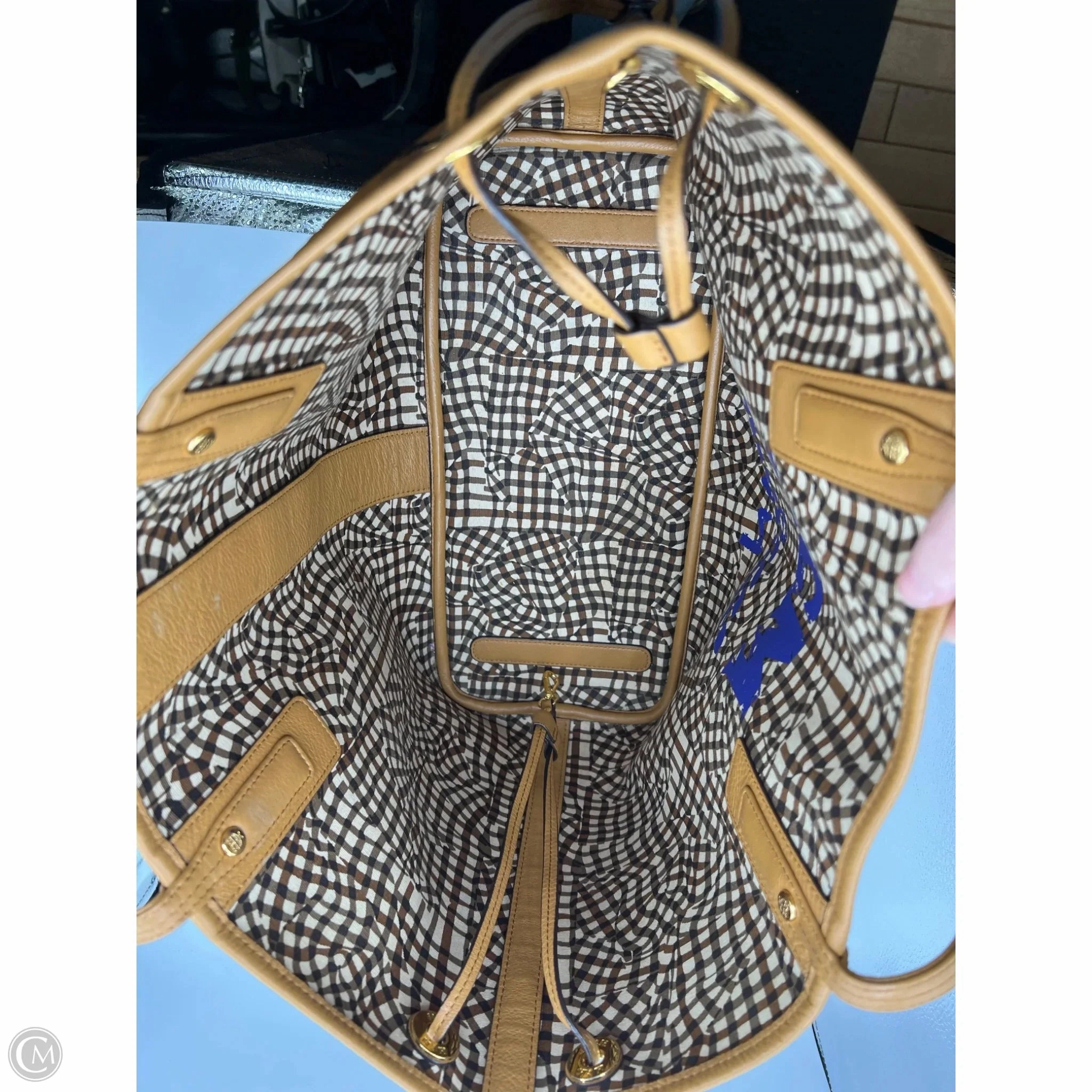 Handbag Luxury Designer By Mcm, Size: Medium