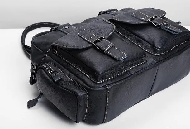 Handmade leather men messenger large vintage shoulder laptop bag vintage bag