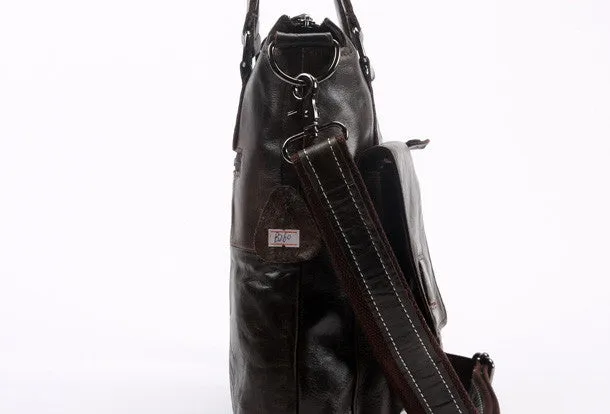 Handmade leather men satchel bag messenger large vintage shoulder laptop bag vintage bag