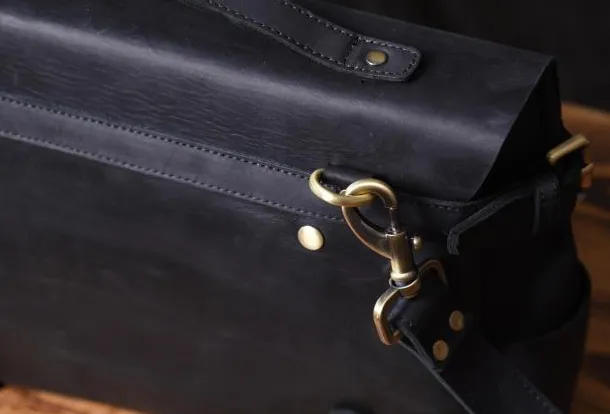 Handmade leather mens Briefcases Messenger bags Vintage Laptop Briefcases Business Briefcases