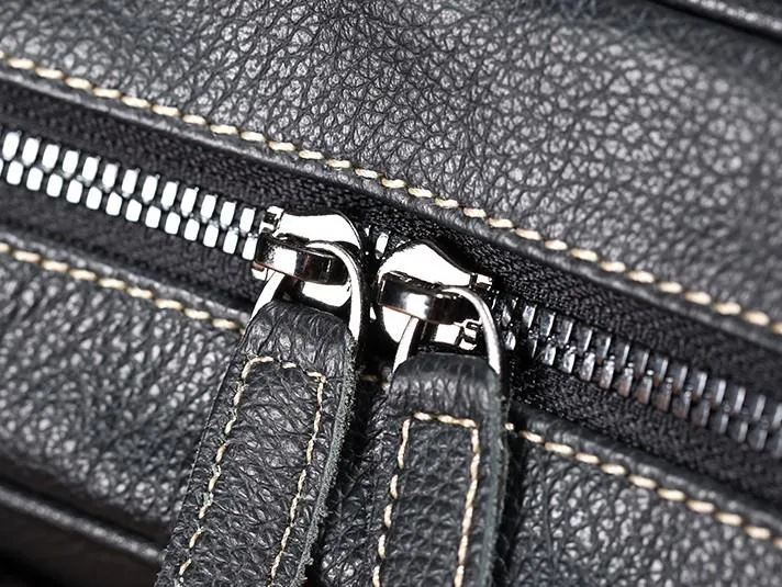 Handmade Leather Mens Cool Messenger Bag Work Bag Business Bags Briefcase Bag for men
