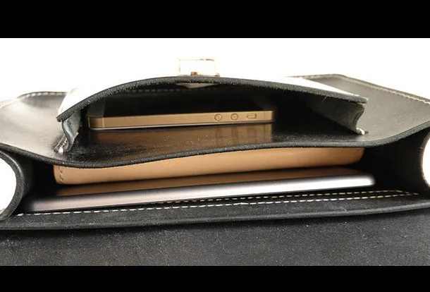 Handmade Womens Leather shoulder bags Satchel Bag School Bag for women