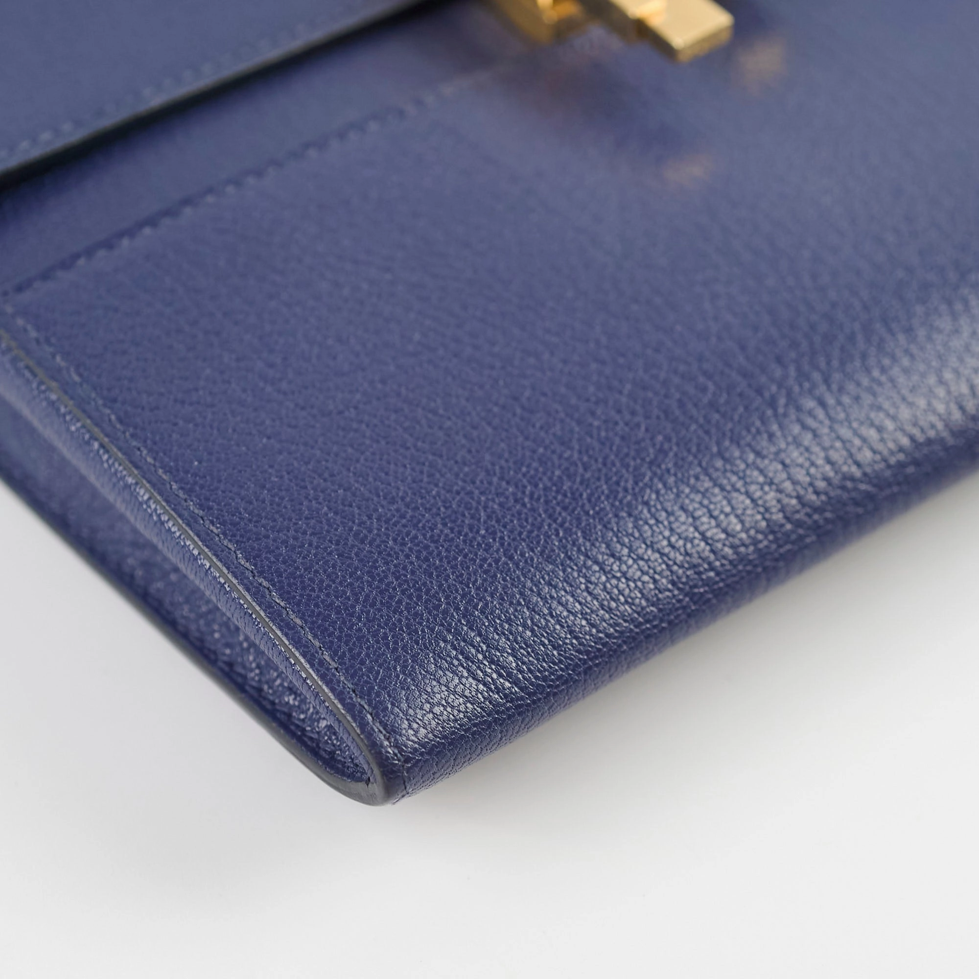 Hermes Cinhetic To Go Wallet Navy