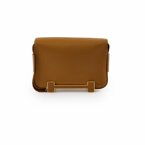 Hermes Geta Bag Cherve Caramel B Stamp 2023