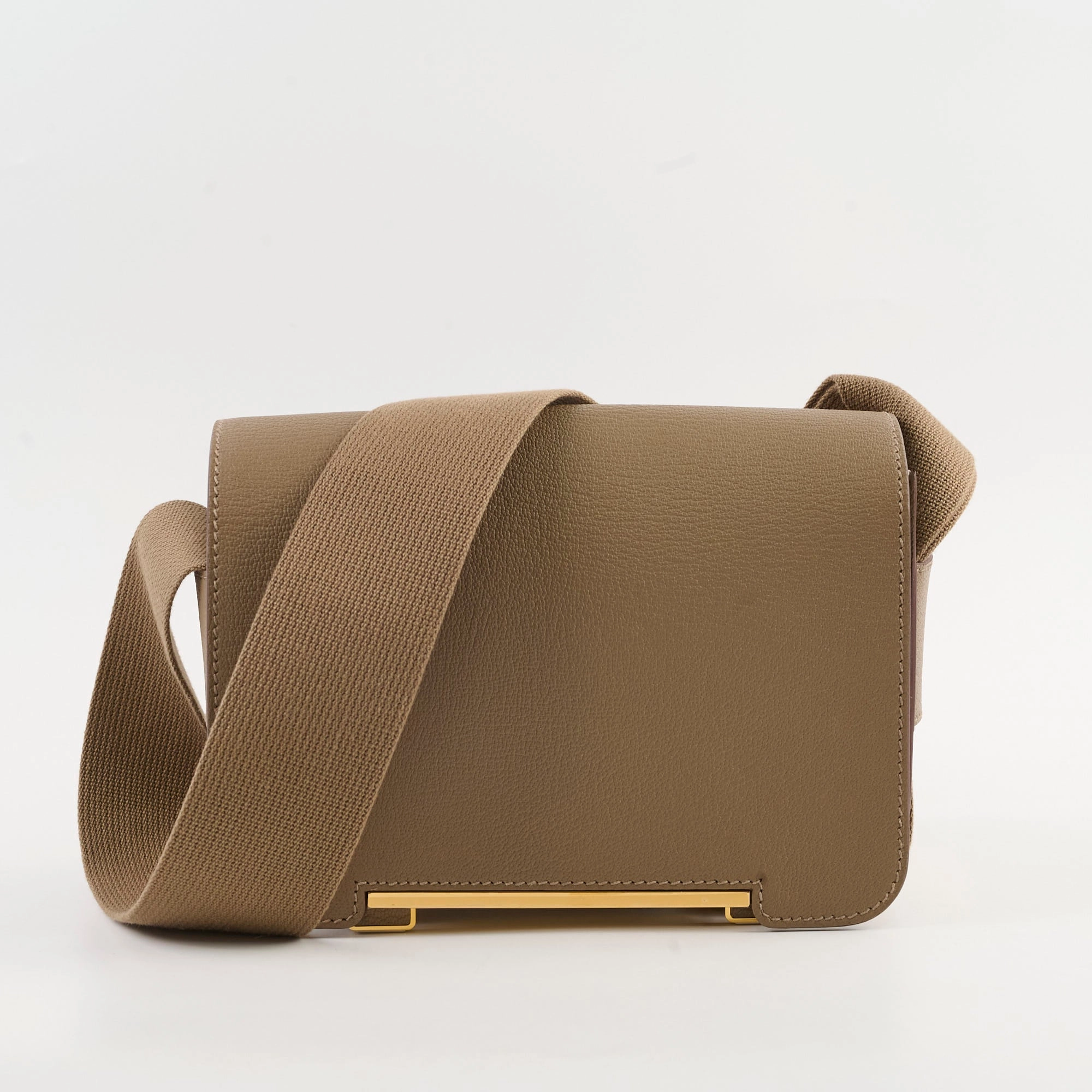 Hermes Geta Chevre Mysore Etoupe (W Stamp 2024)