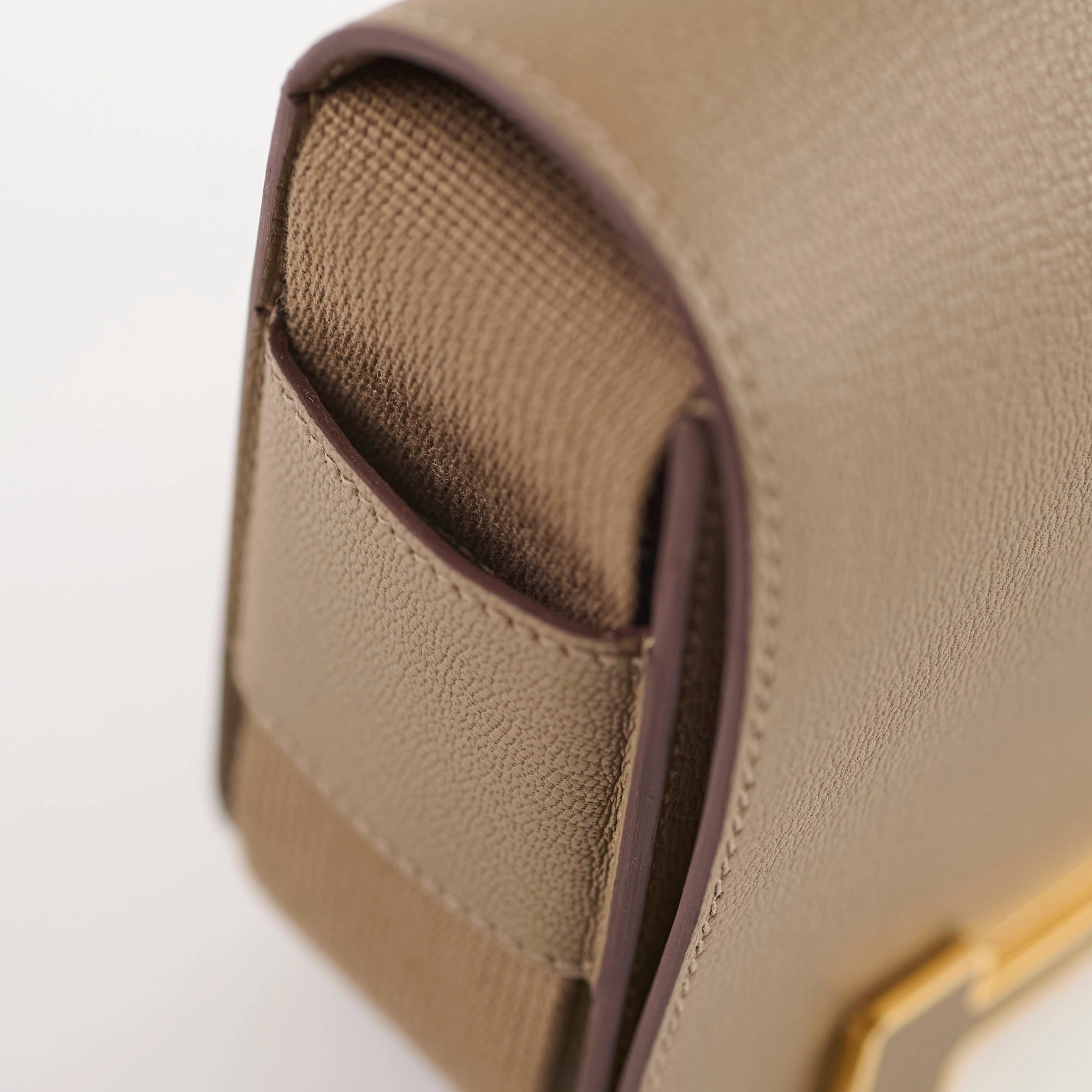 Hermes Geta Chevre Mysore Etoupe (W Stamp 2024)