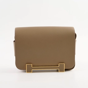 Hermes Geta Chevre Mysore Etoupe (W Stamp 2024)