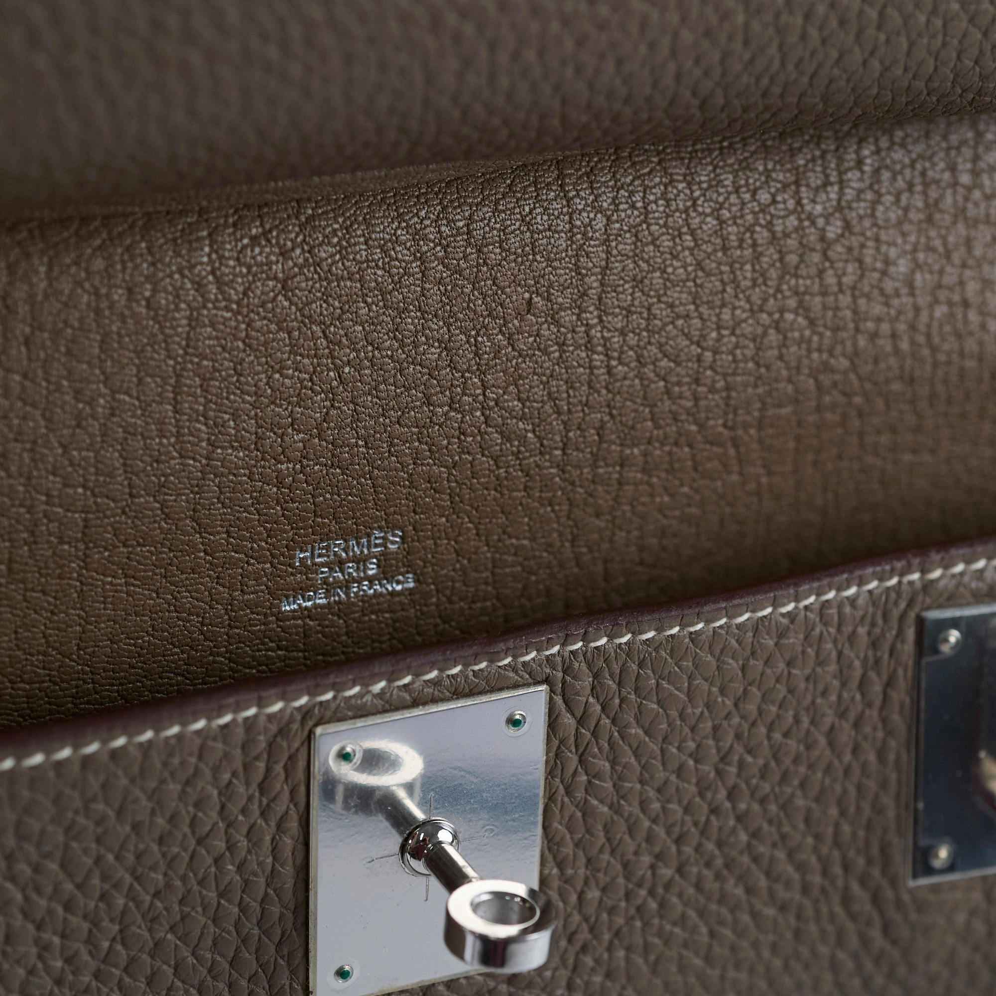 Hermes Jypsiere 28 Etoupe PHW Clemence