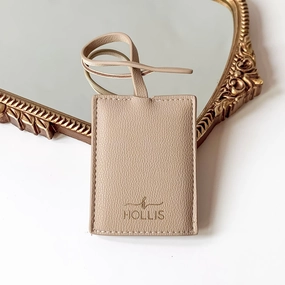 Hollis | Luggage Tag in Nude