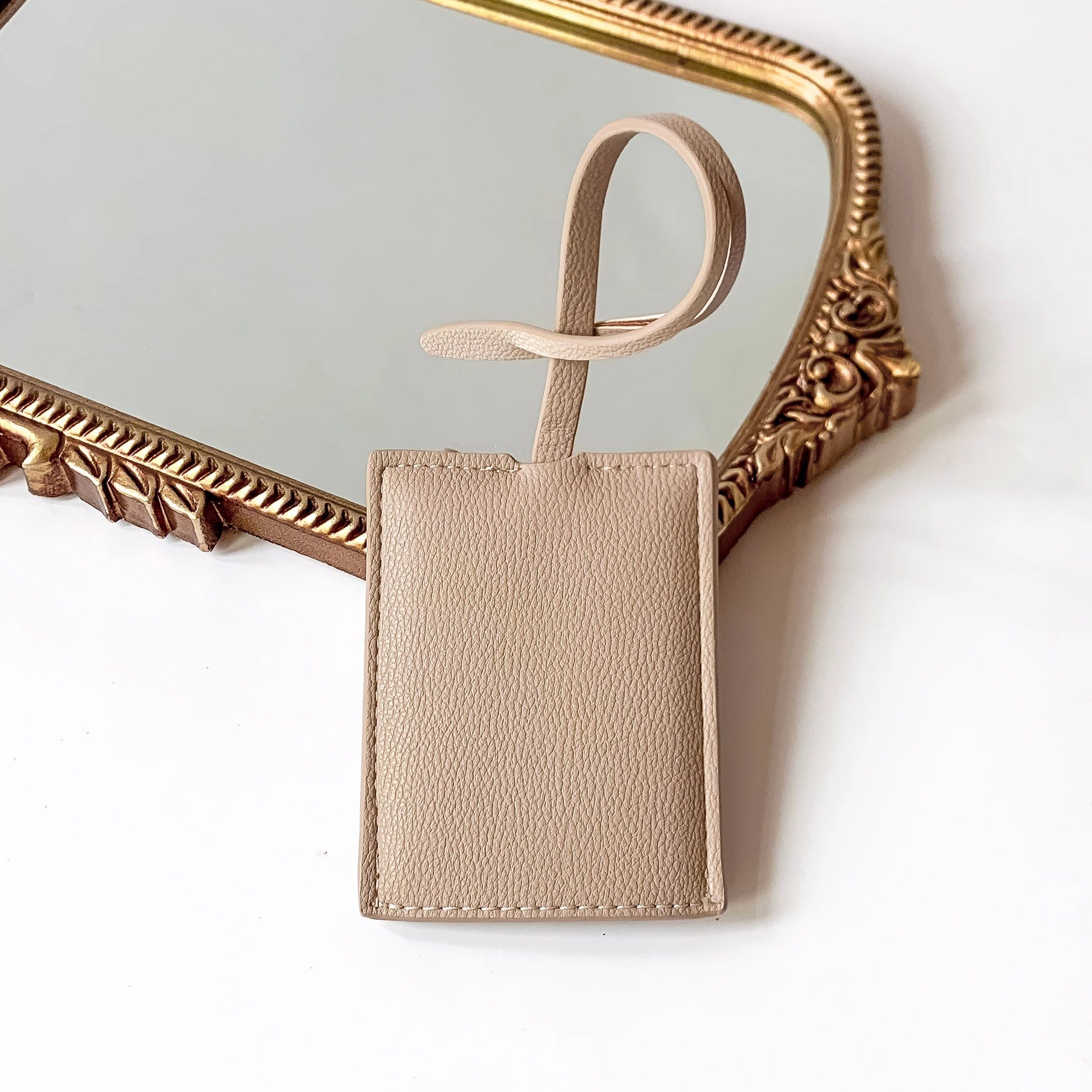 Hollis | Luggage Tag in Nude