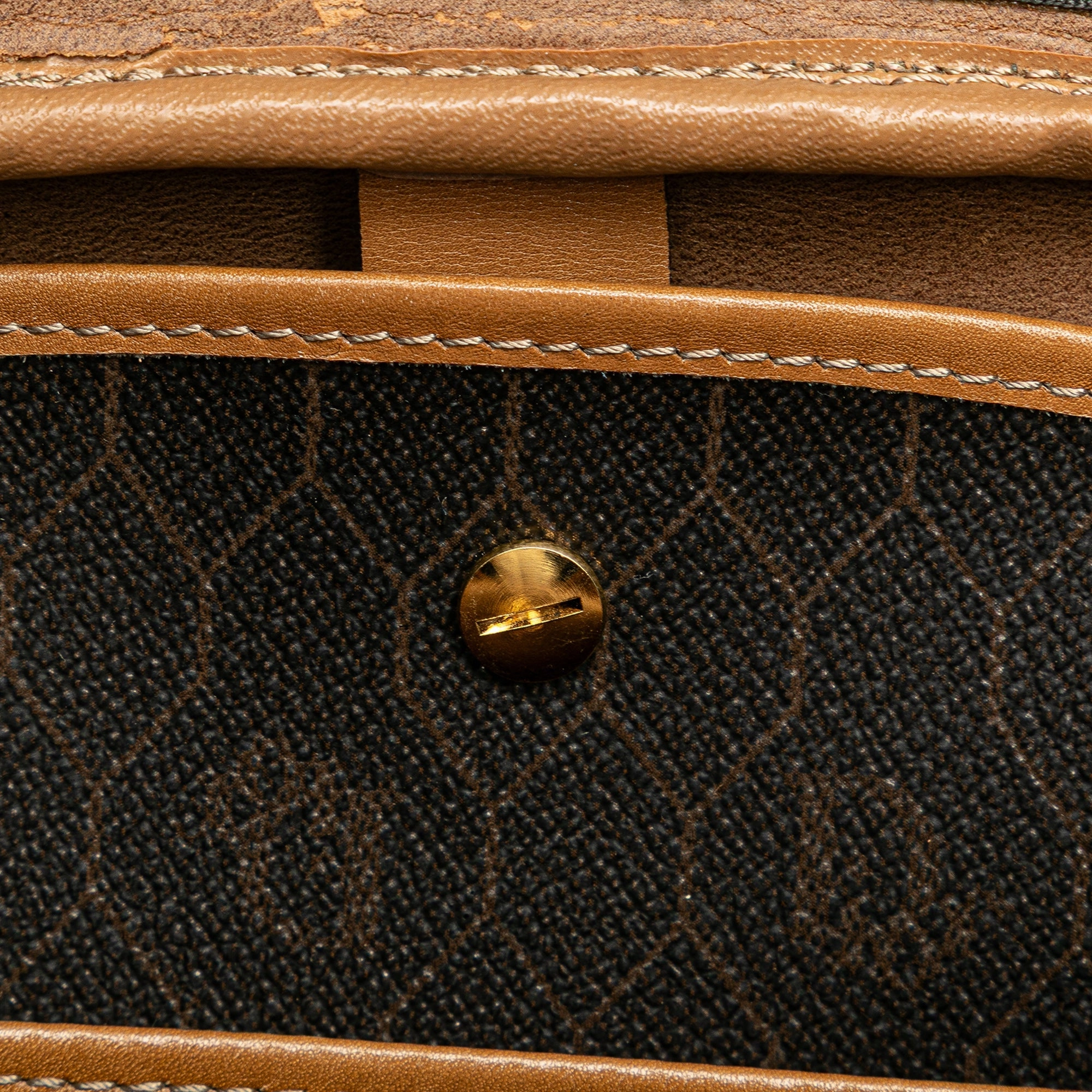 Honeycomb Coated Canvas Crossbody