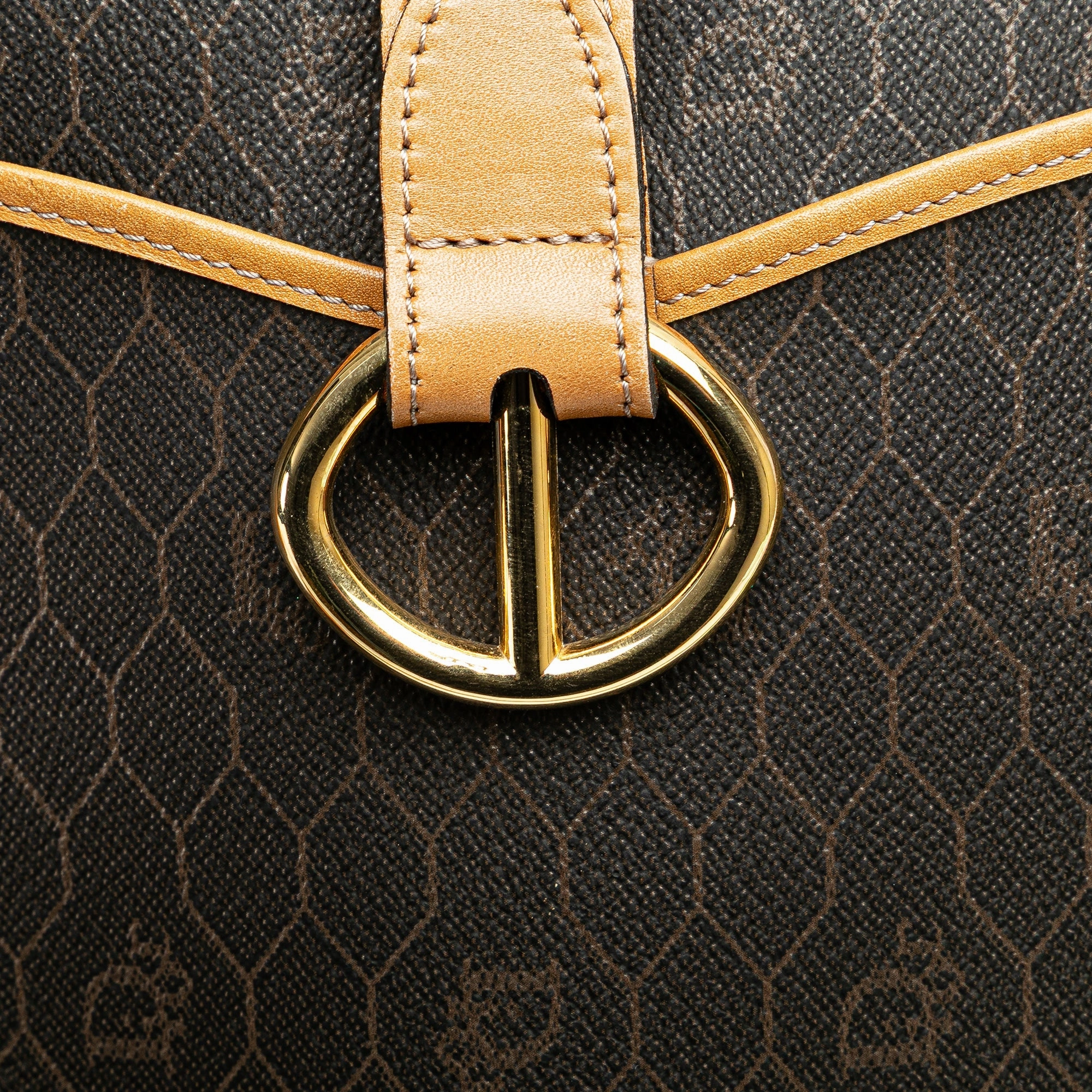 Honeycomb Coated Canvas Crossbody