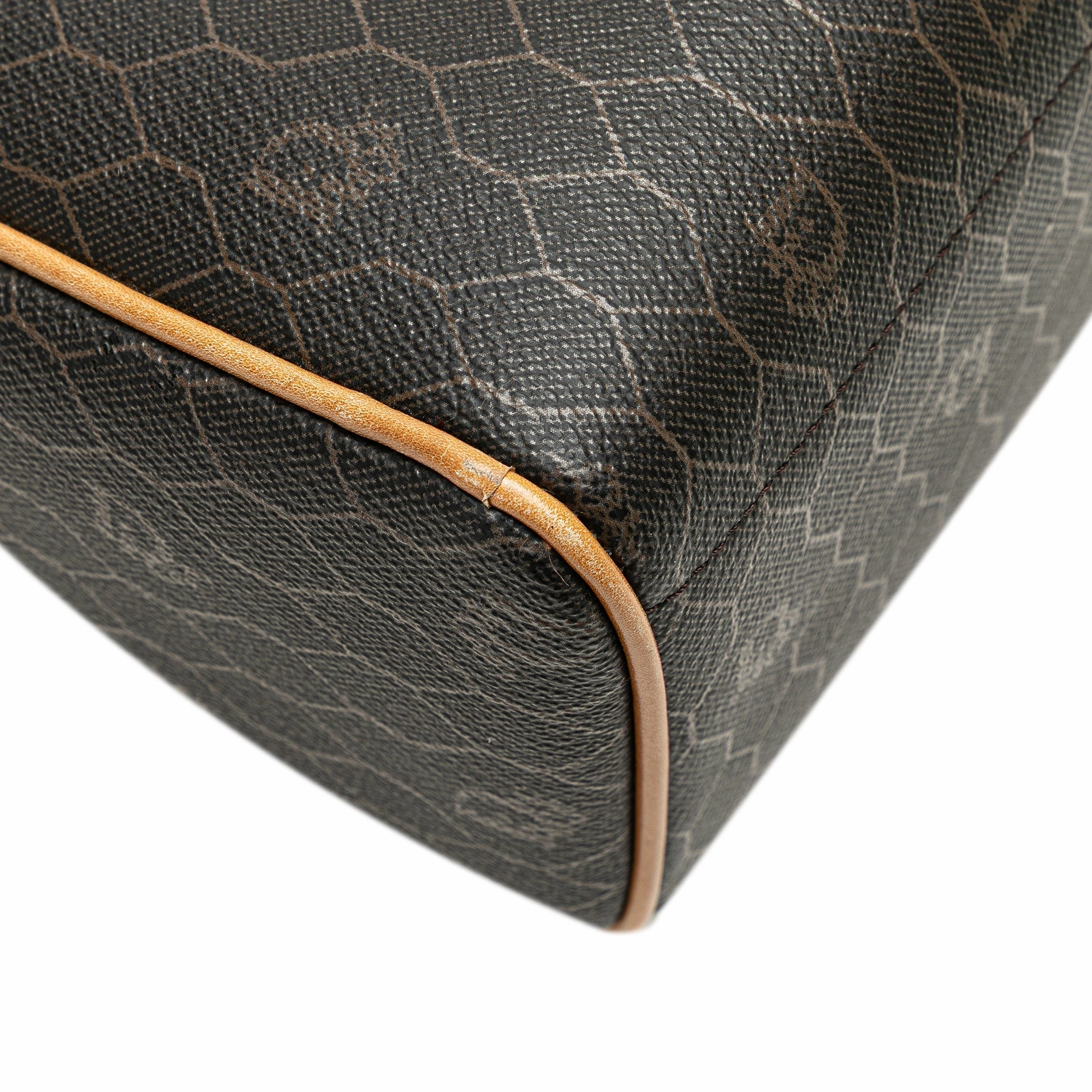 Honeycomb Coated Canvas Crossbody