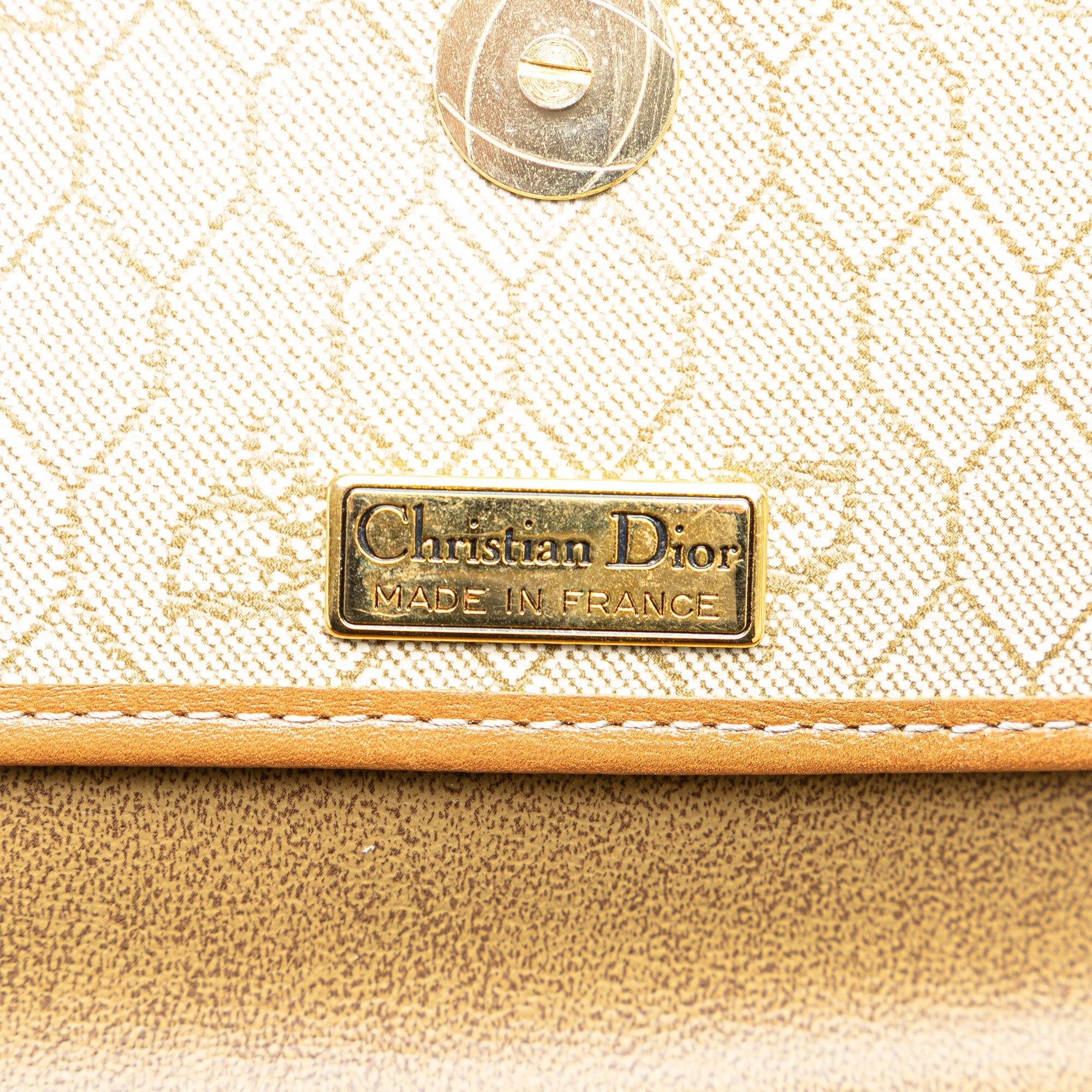 Honeycomb Coated Canvas Crossbody