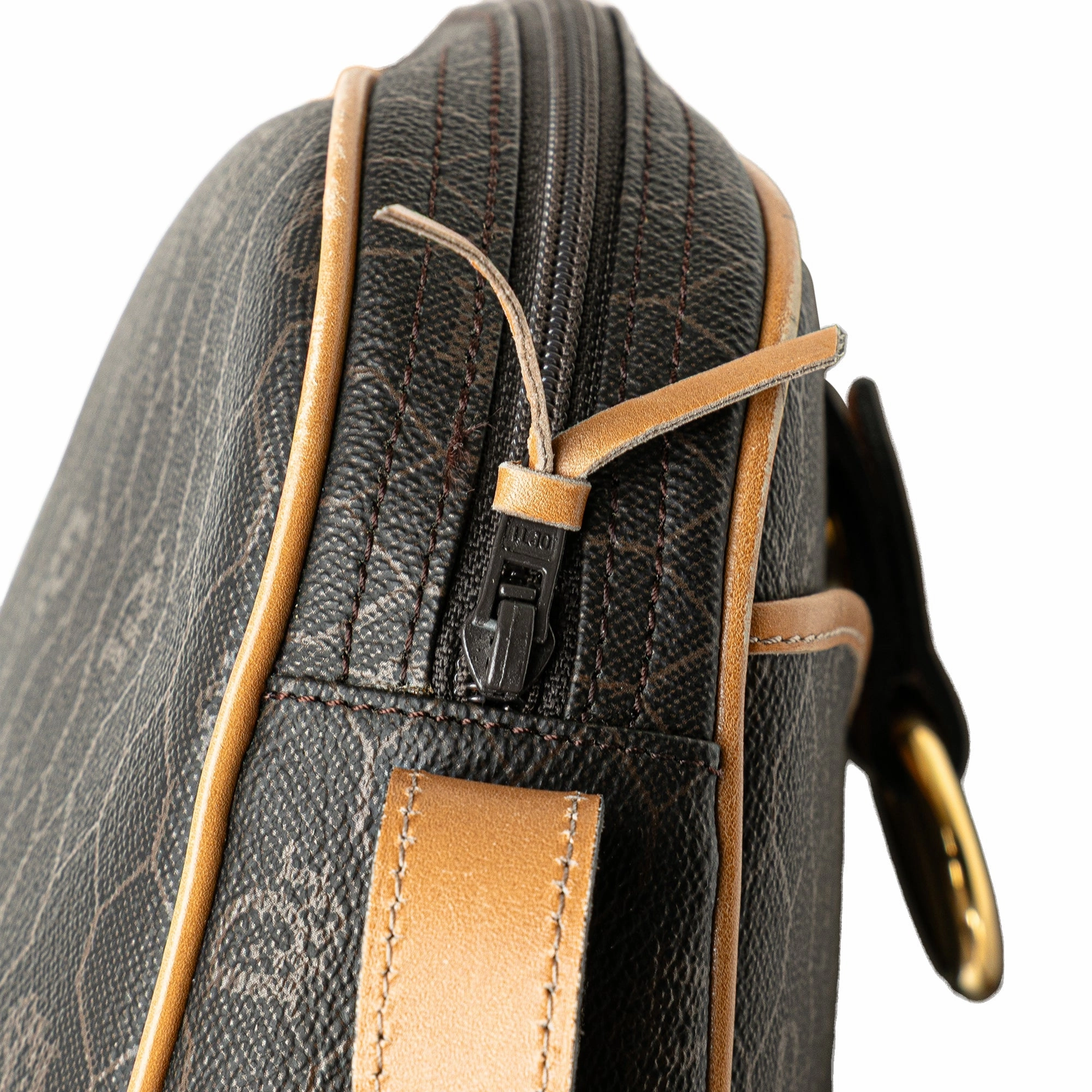 Honeycomb Coated Canvas Crossbody