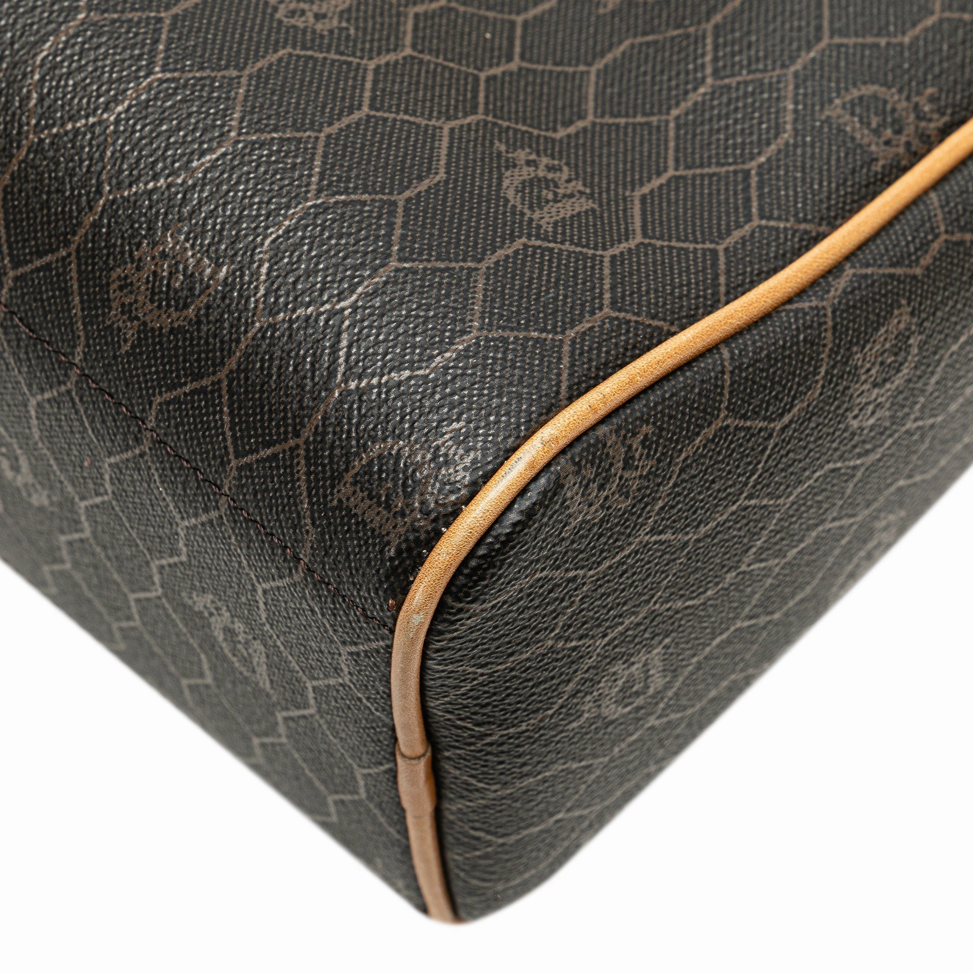 Honeycomb Coated Canvas Crossbody
