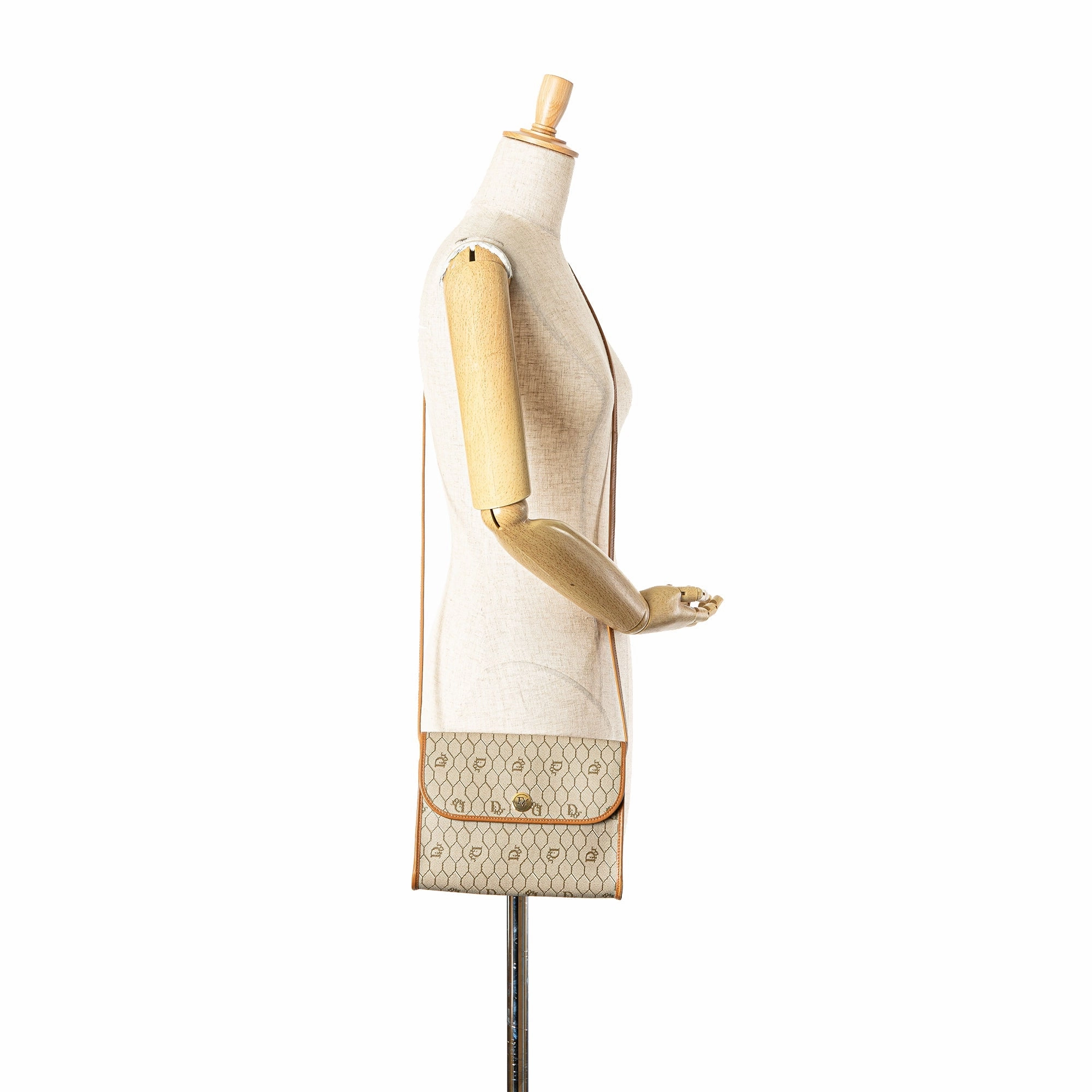 Honeycomb Coated Canvas Crossbody
