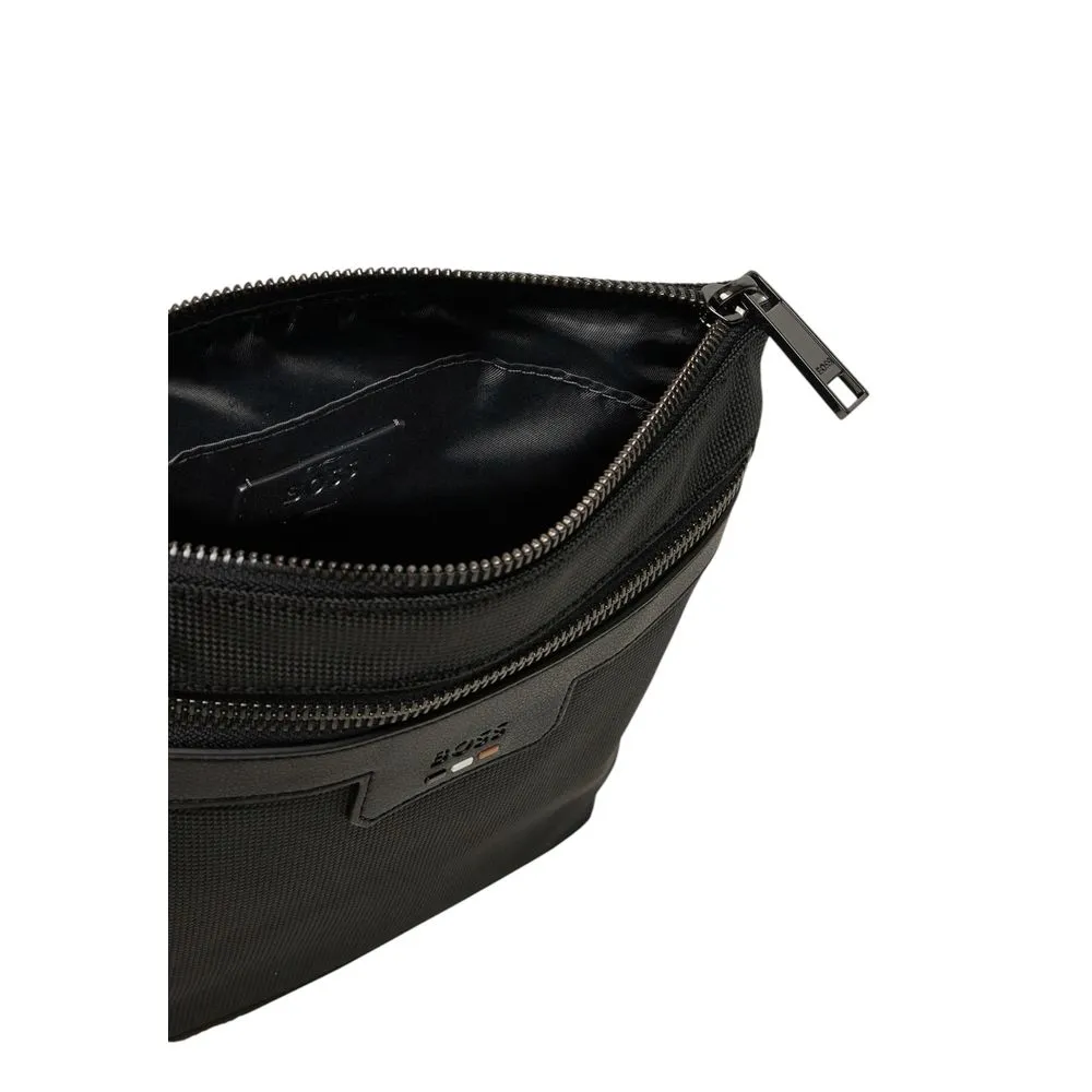 Hugo Boss Black Recycled Polyester Messenger Bag