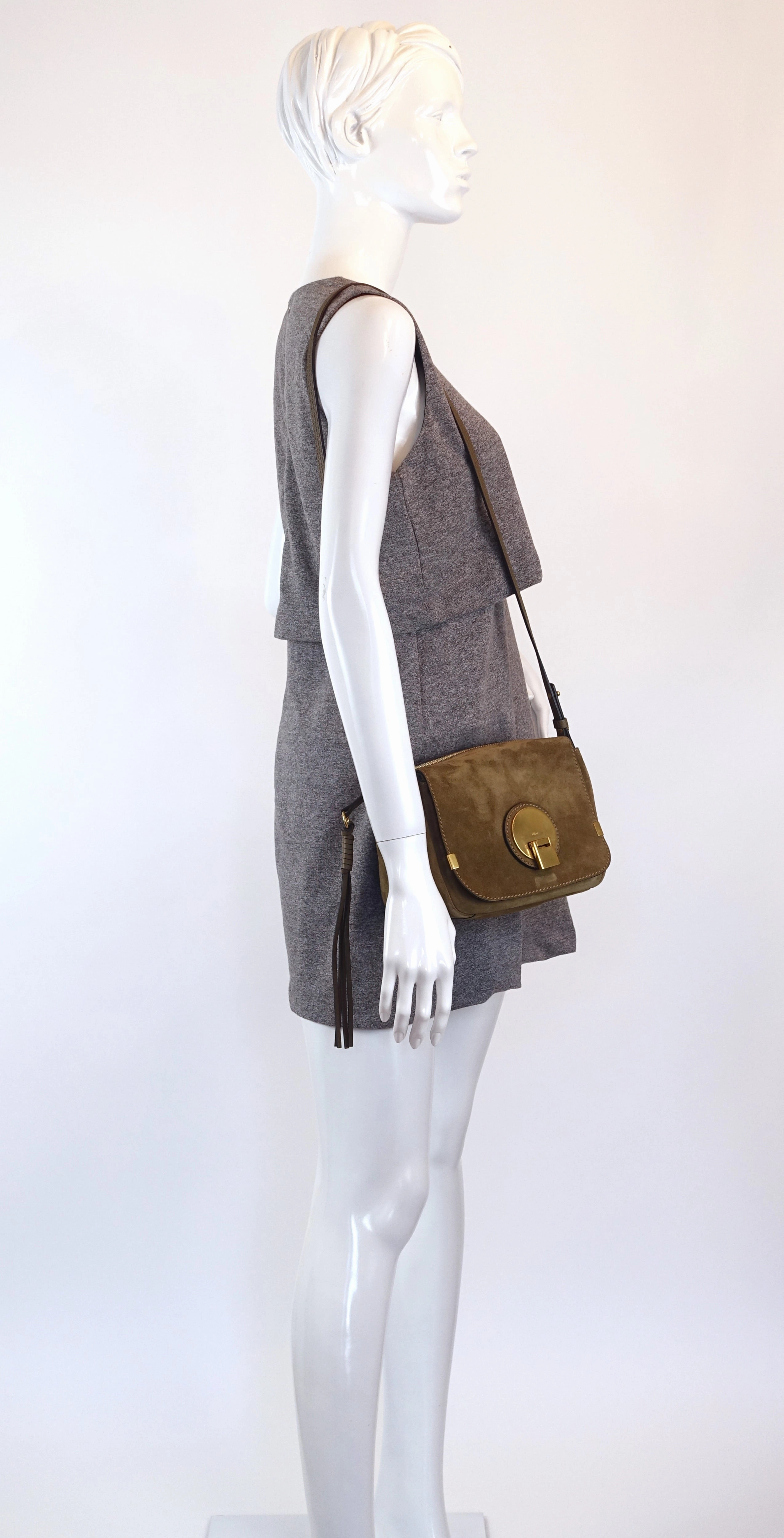 Indy Leather and Suede Camera Bag