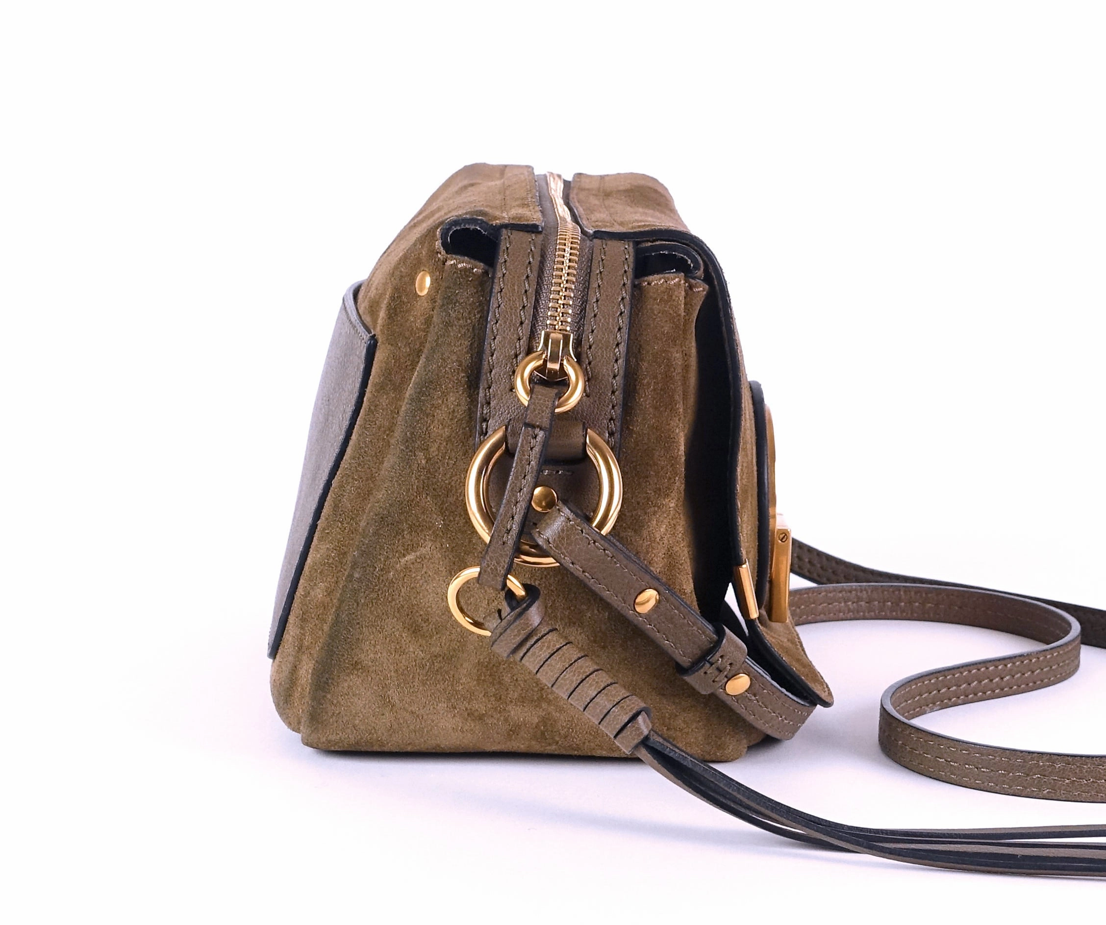 Indy Leather and Suede Camera Bag