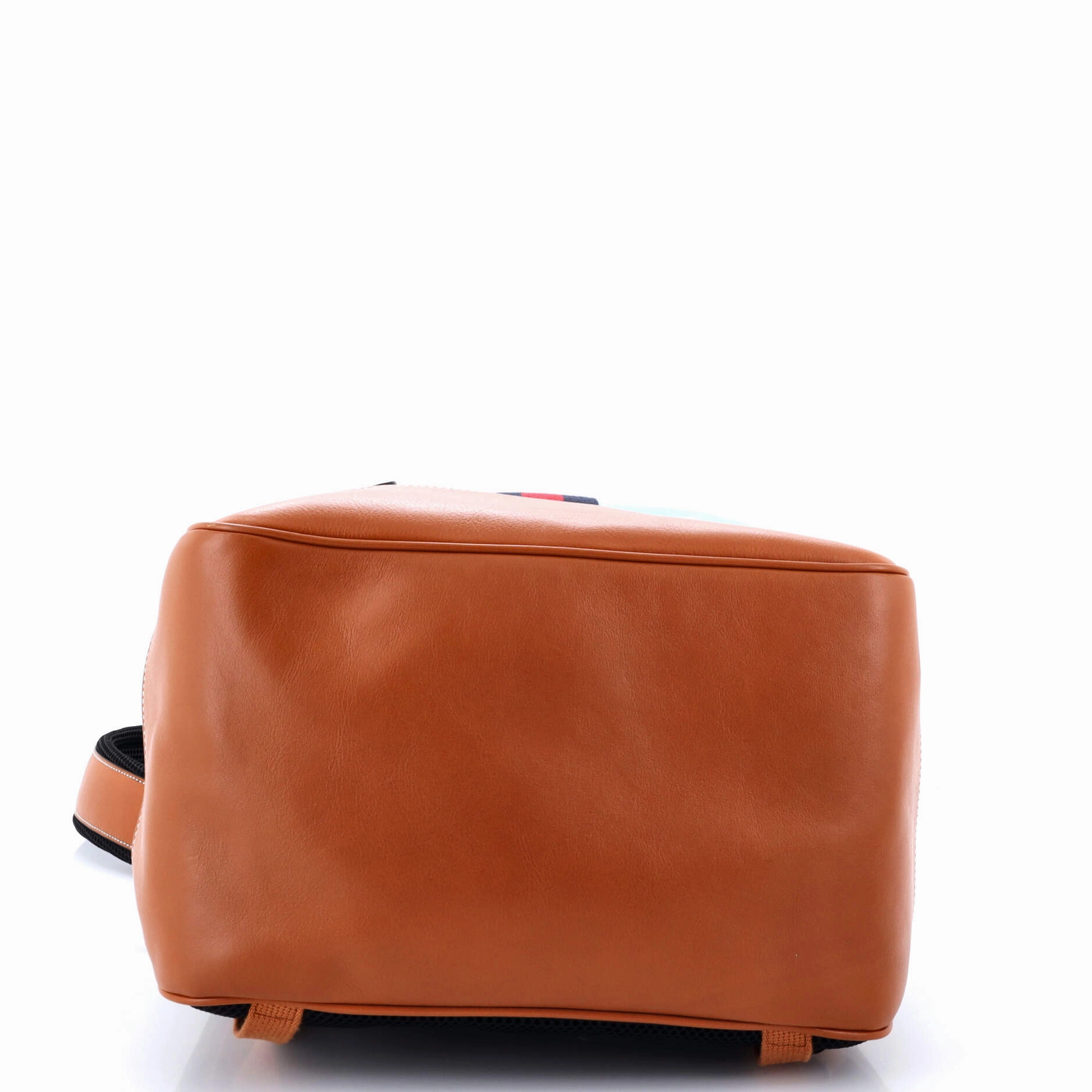 Interlocking G Patch Flap Buckle Backpack Nylon and GG Coated Canvas