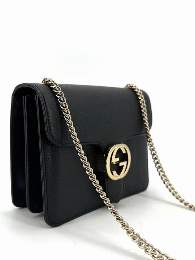 Interlocking small chain shoulder bag cross 510304